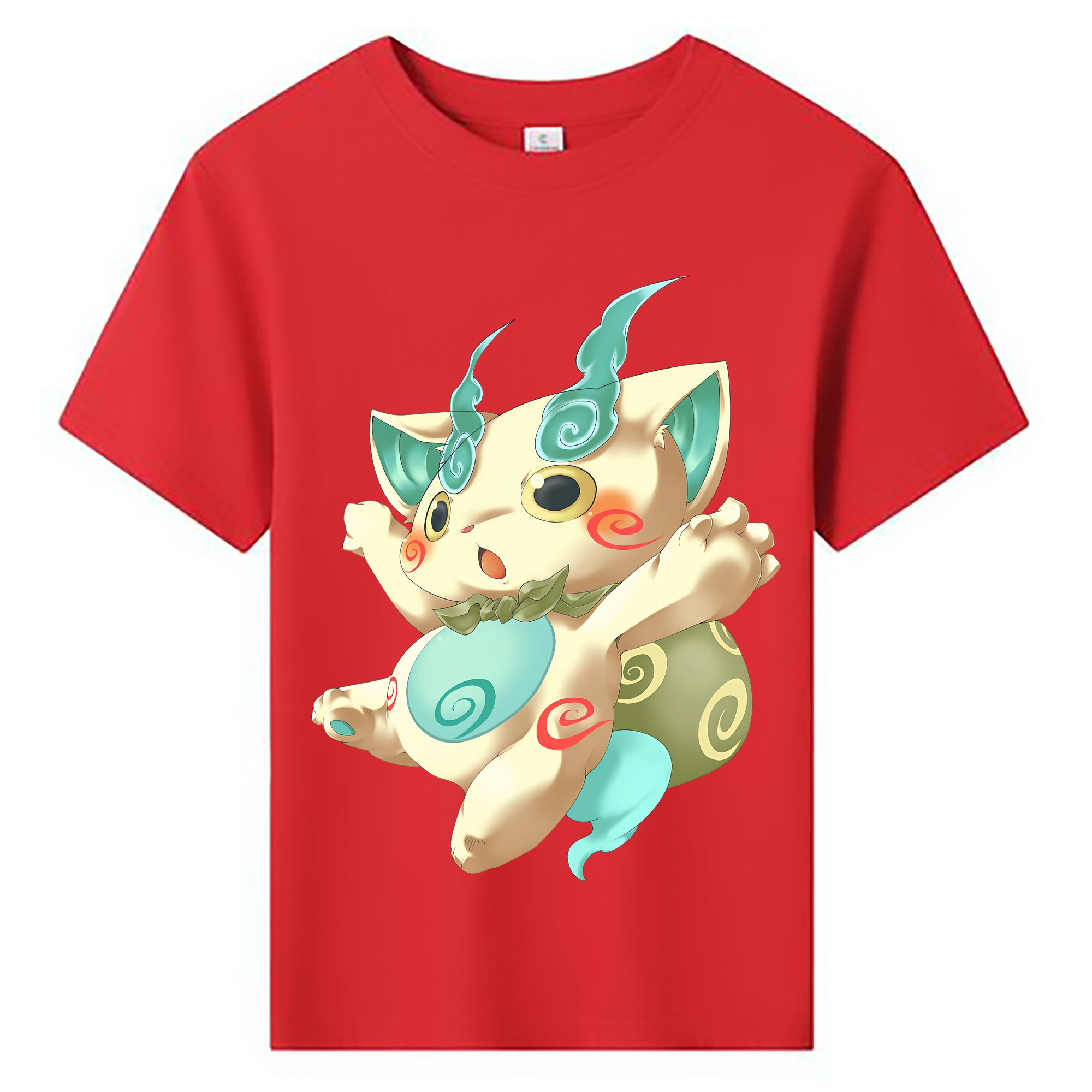 （画像用） 妖怪ウォッチ Yo-kai Watch 綿100％キッズTシャツ（フロントプリント）