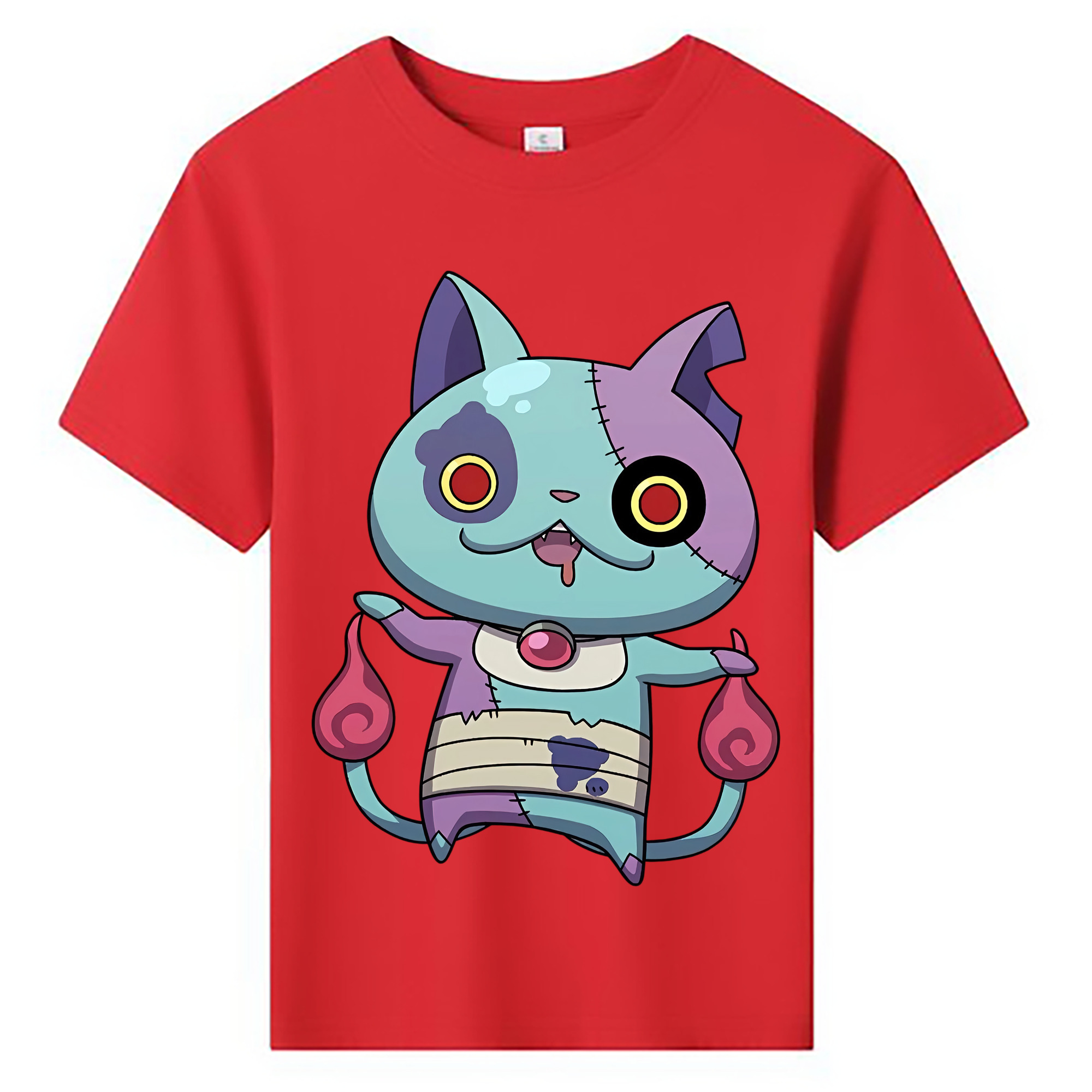 （画像用） 妖怪ウォッチ Yo-kai Watch 綿100％キッズTシャツ（フロントプリント）