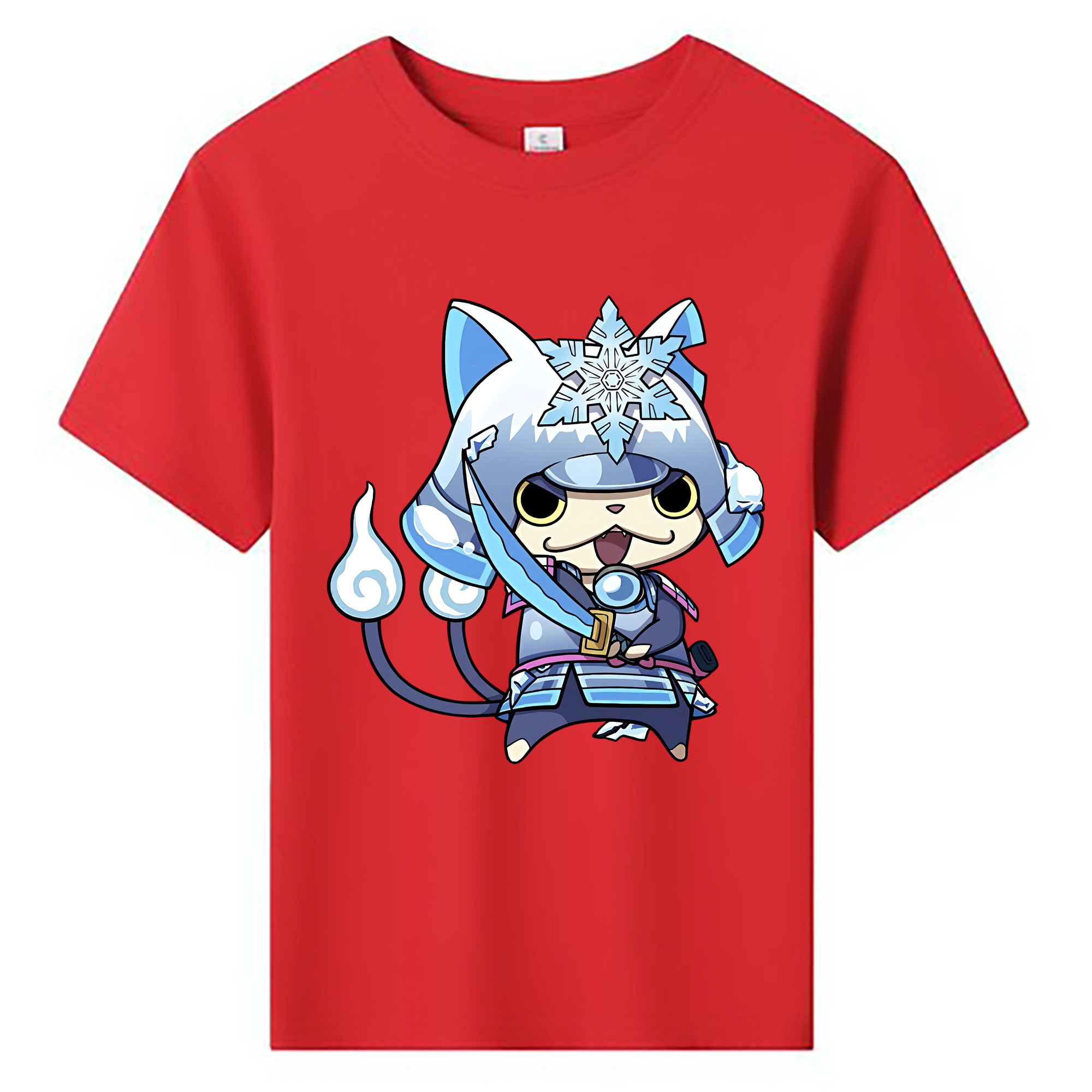 （画像用） 妖怪ウォッチ Yo-kai Watch 綿100％キッズTシャツ（フロントプリント）