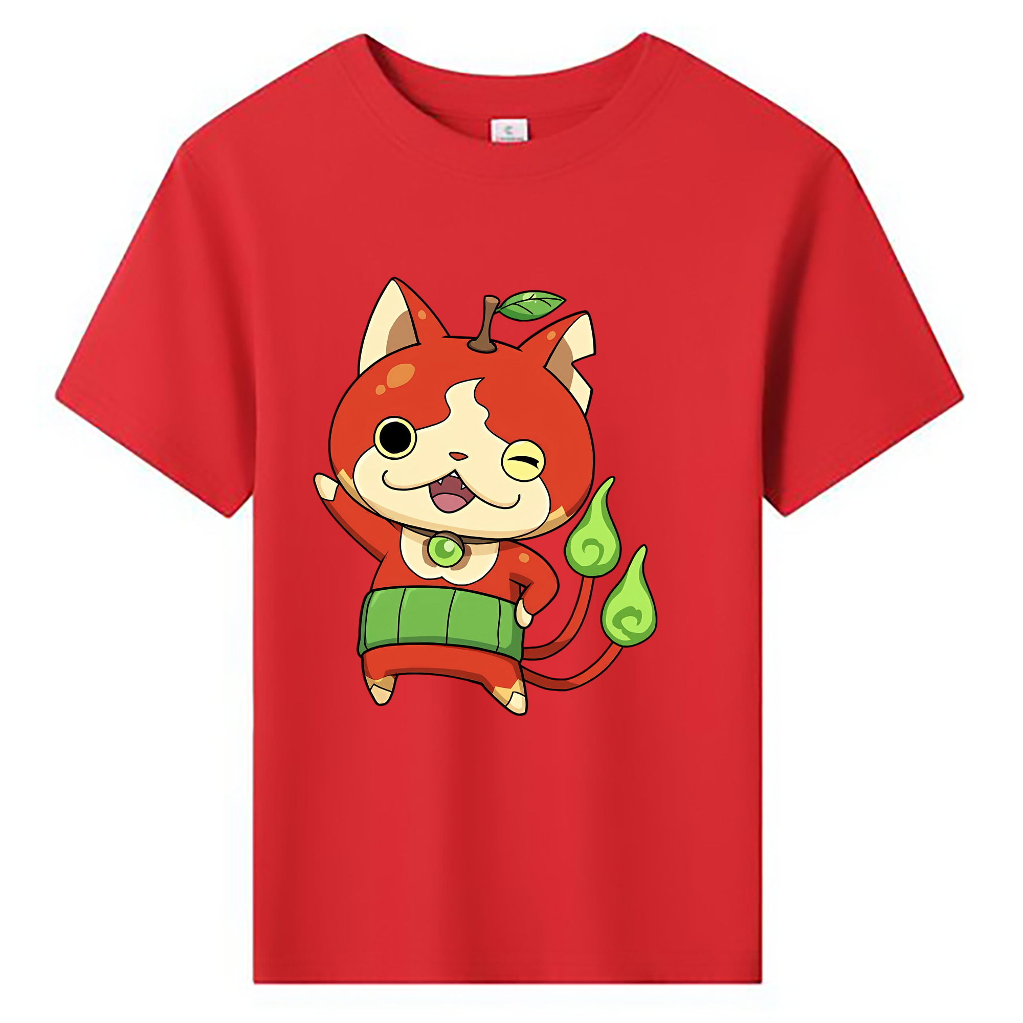 （画像用） 妖怪ウォッチ Yo-kai Watch 綿100％キッズTシャツ（フロントプリント）
