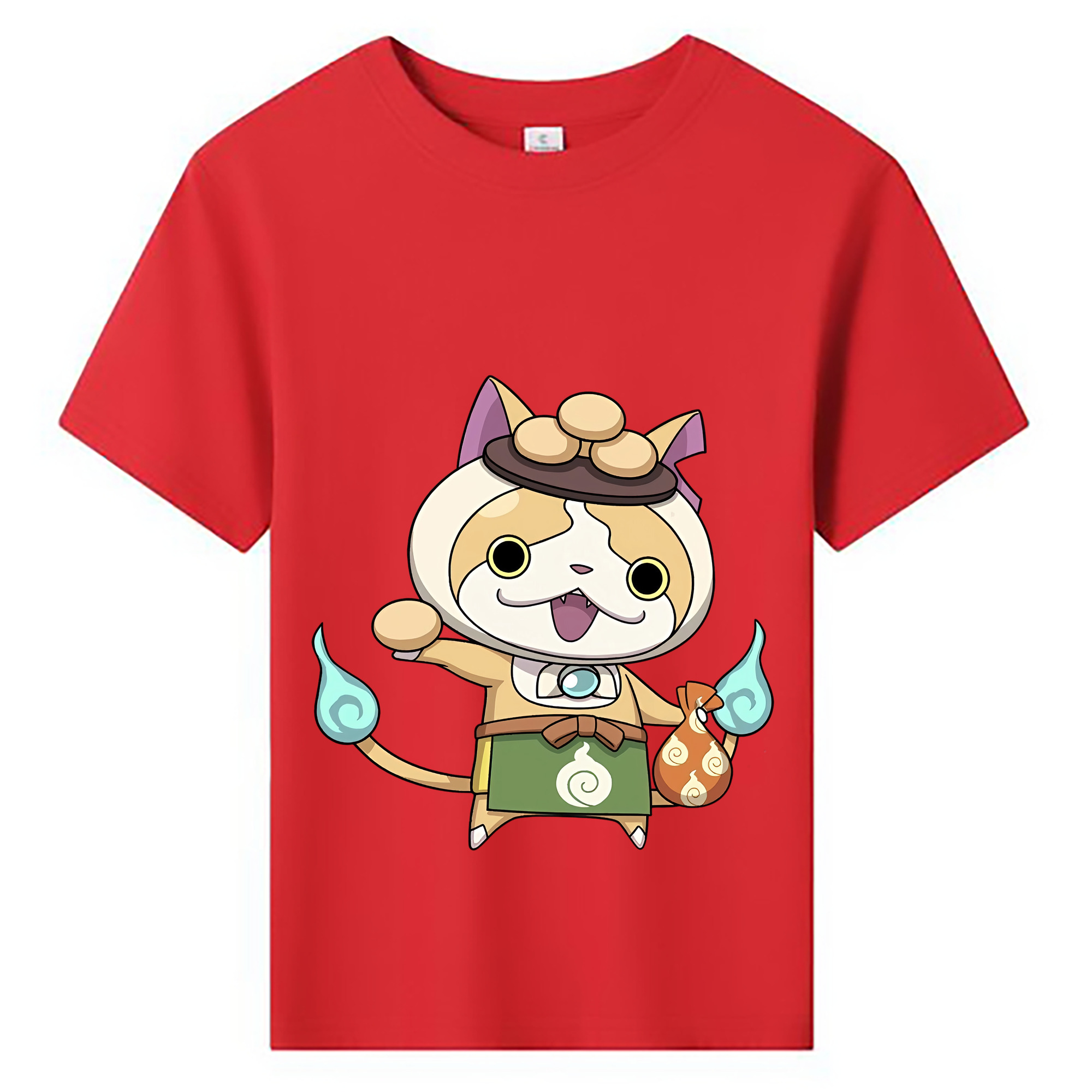 （画像用） 妖怪ウォッチ Yo-kai Watch 綿100％キッズTシャツ（フロントプリント）