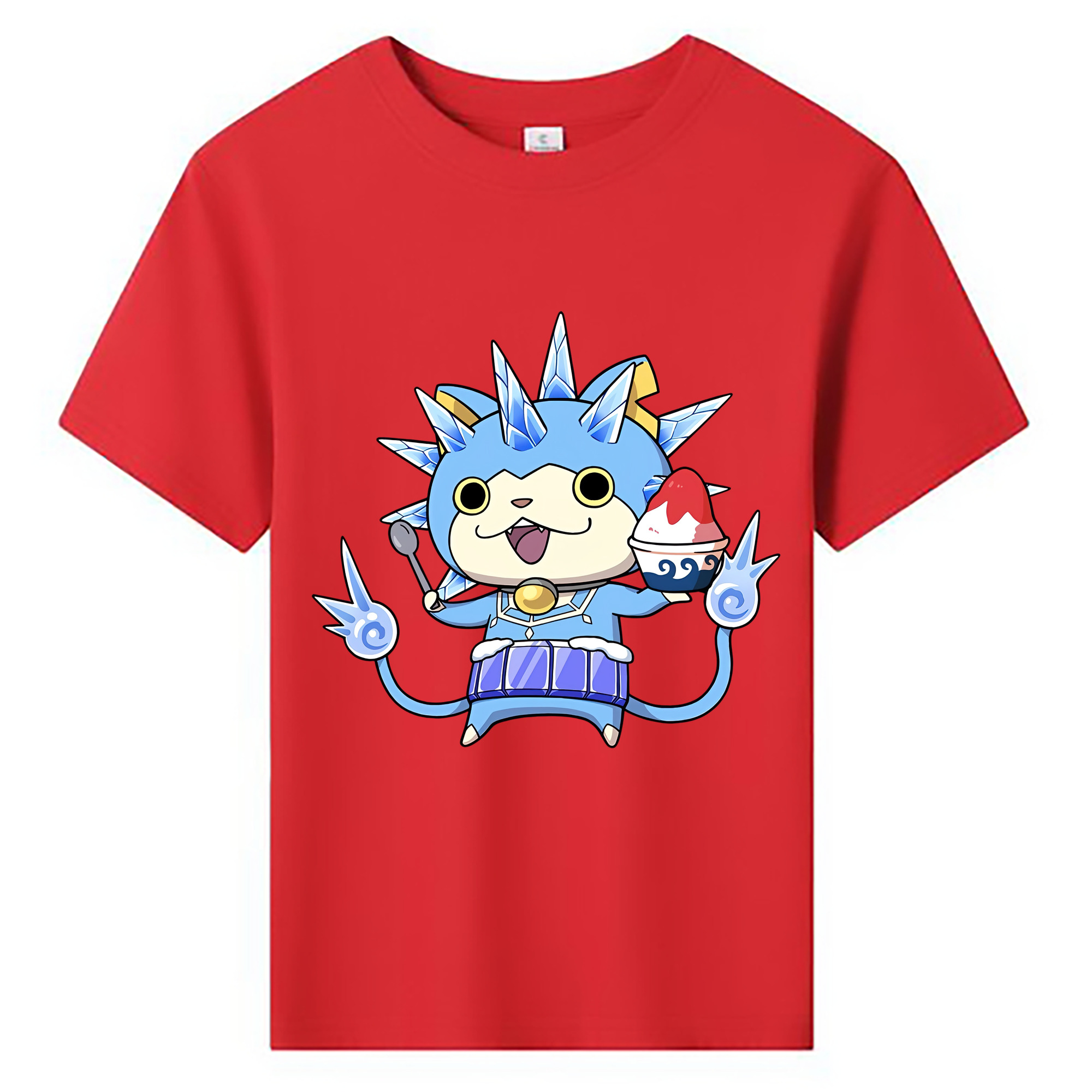 （画像用） 妖怪ウォッチ Yo-kai Watch 綿100％キッズTシャツ（フロントプリント）