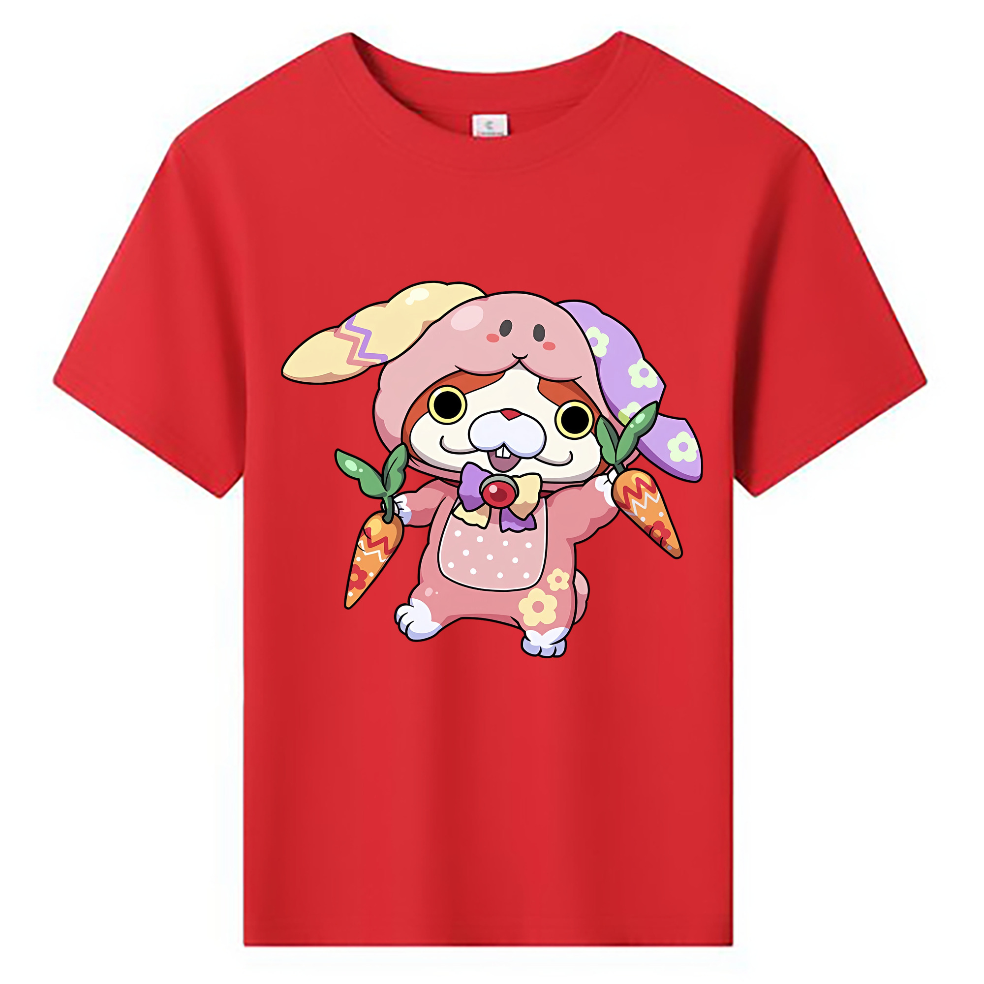 （画像用） 妖怪ウォッチ Yo-kai Watch 綿100％キッズTシャツ（フロントプリント）