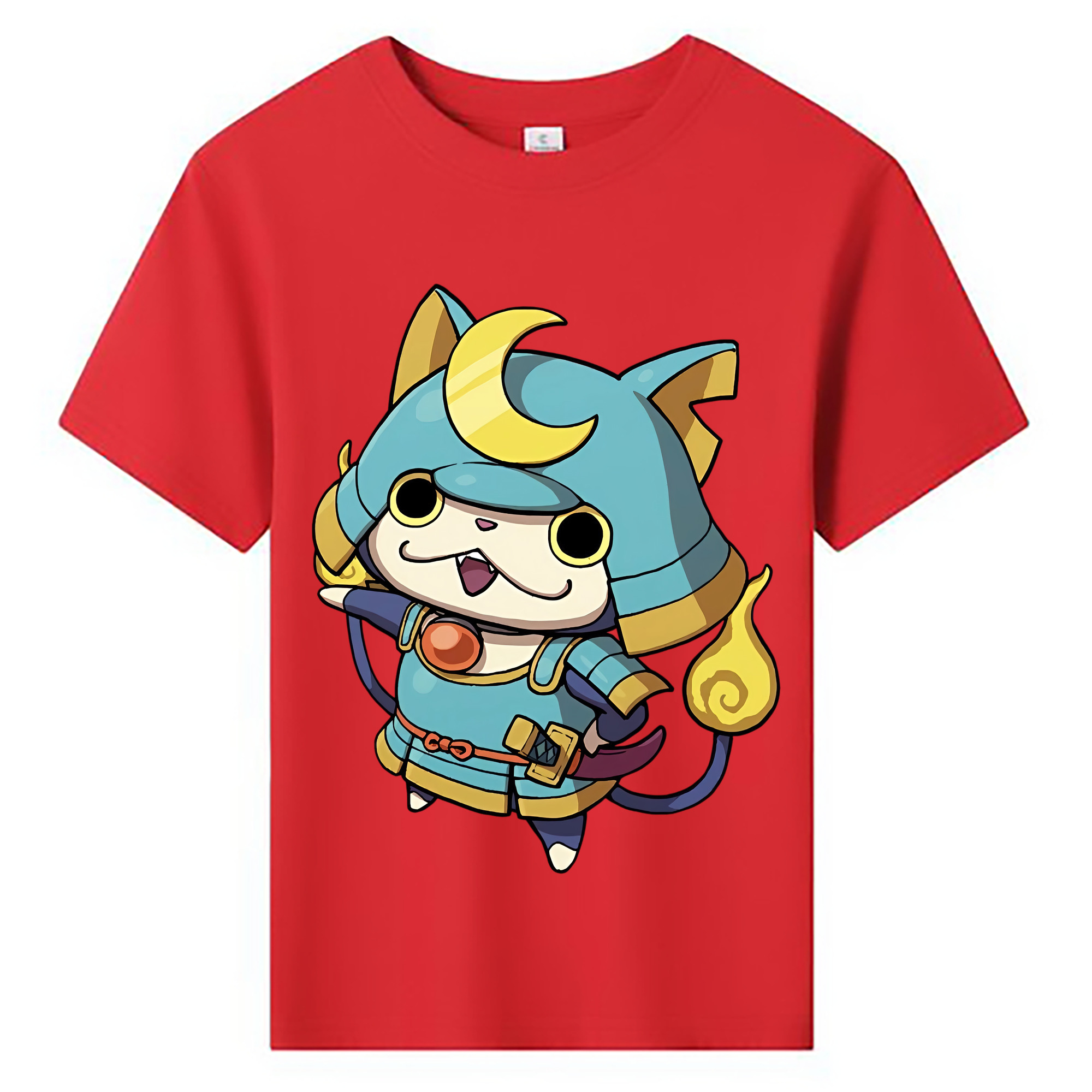（画像用） 妖怪ウォッチ Yo-kai Watch 綿100％キッズTシャツ（フロントプリント）