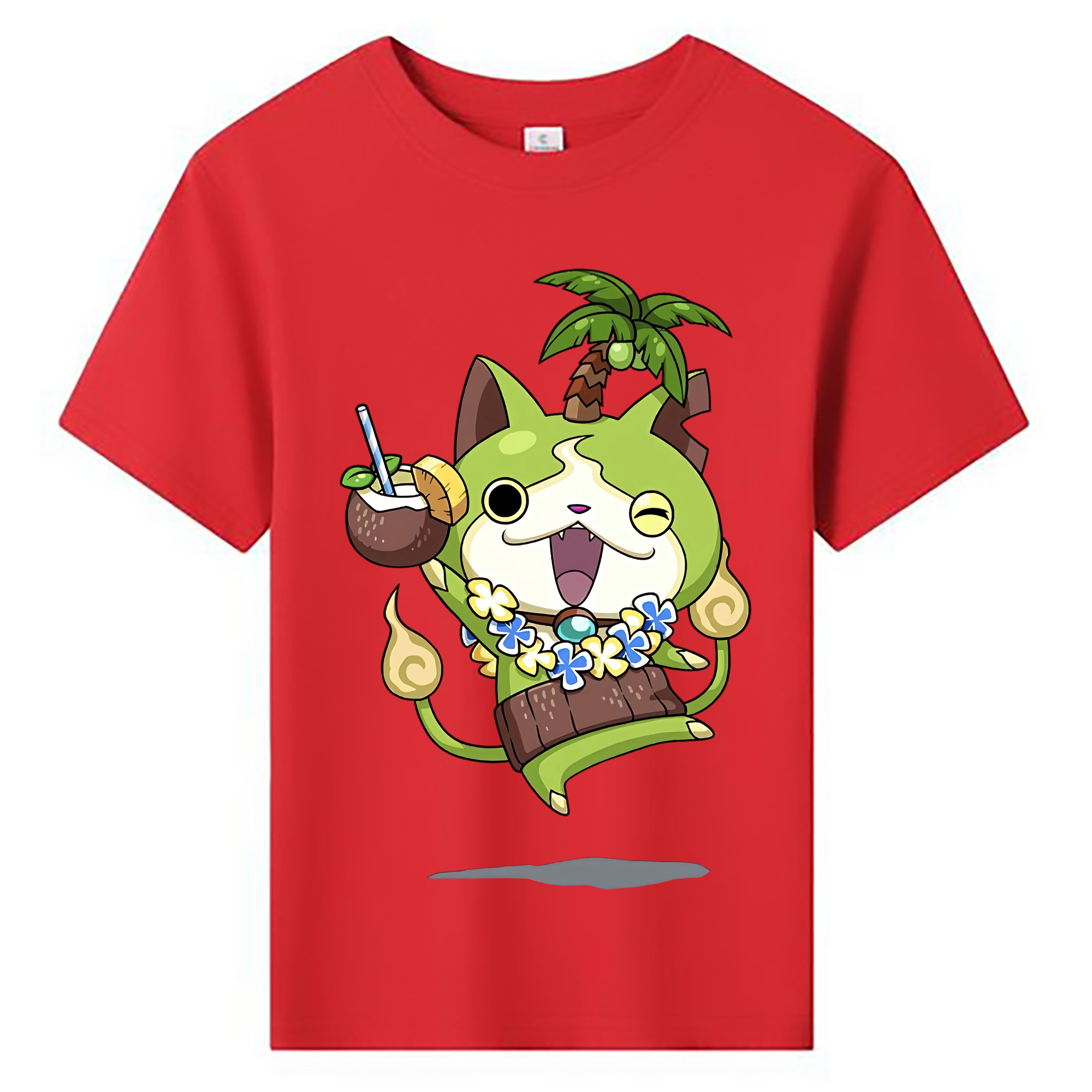 （画像用） 妖怪ウォッチ Yo-kai Watch 綿100％キッズTシャツ（フロントプリント）