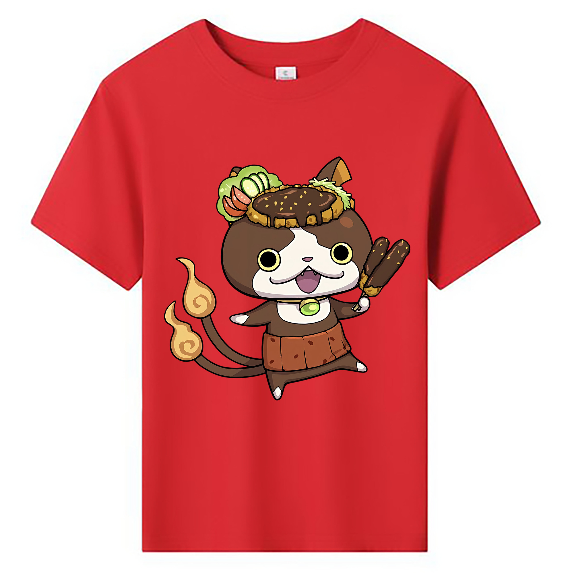 （画像用） 妖怪ウォッチ Yo-kai Watch 綿100％キッズTシャツ（フロントプリント）