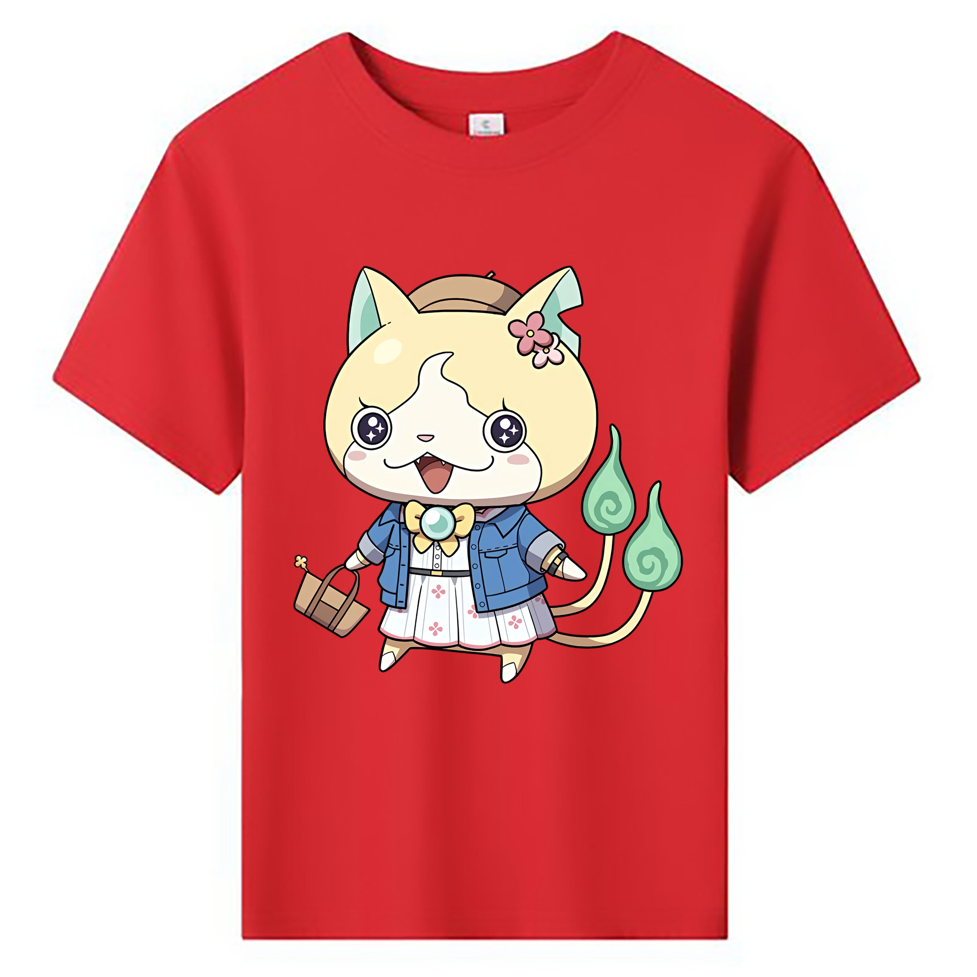 （画像用） 妖怪ウォッチ Yo-kai Watch 綿100％キッズTシャツ（フロントプリント）