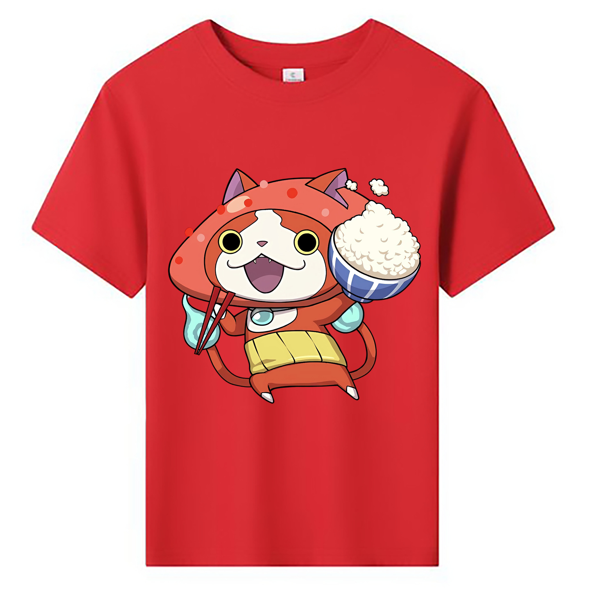 （画像用） 妖怪ウォッチ Yo-kai Watch 綿100％キッズTシャツ（フロントプリント）