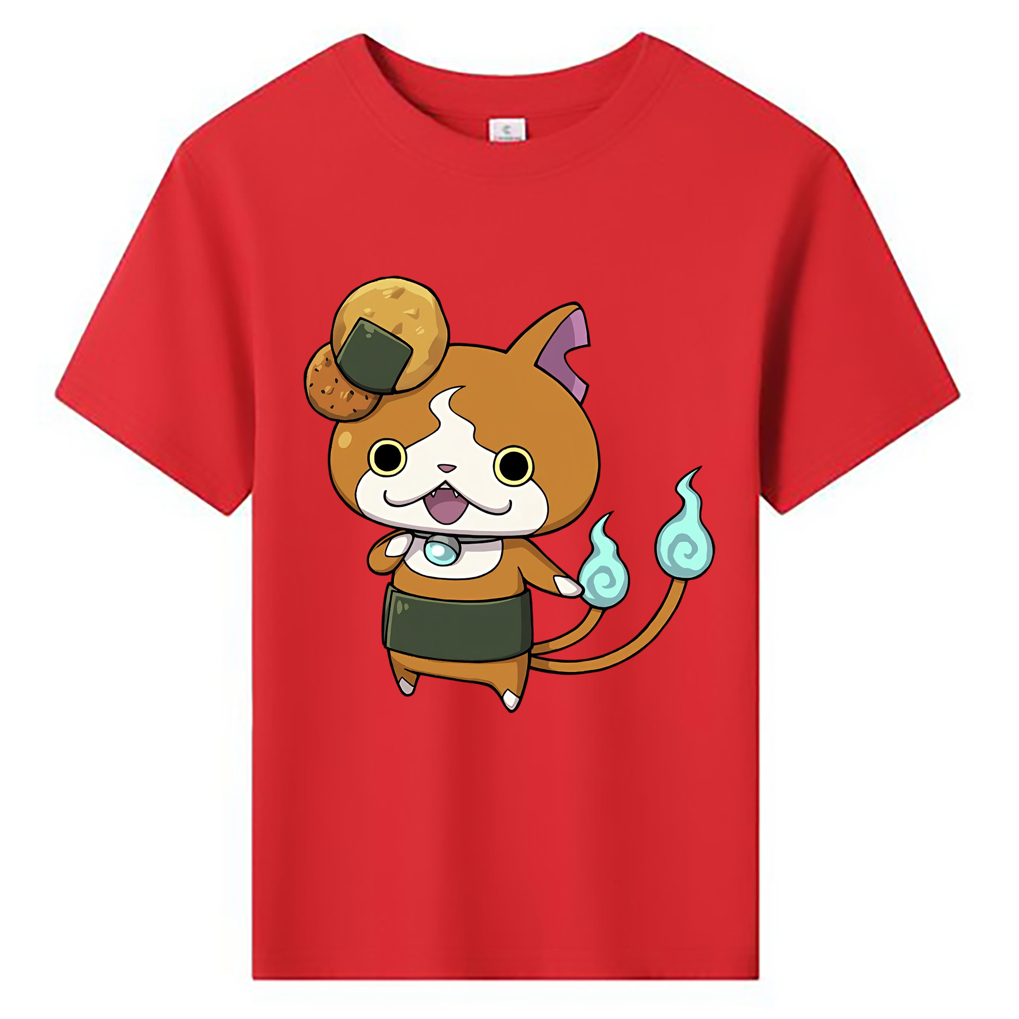 （画像用） 妖怪ウォッチ Yo-kai Watch 綿100％キッズTシャツ（フロントプリント）