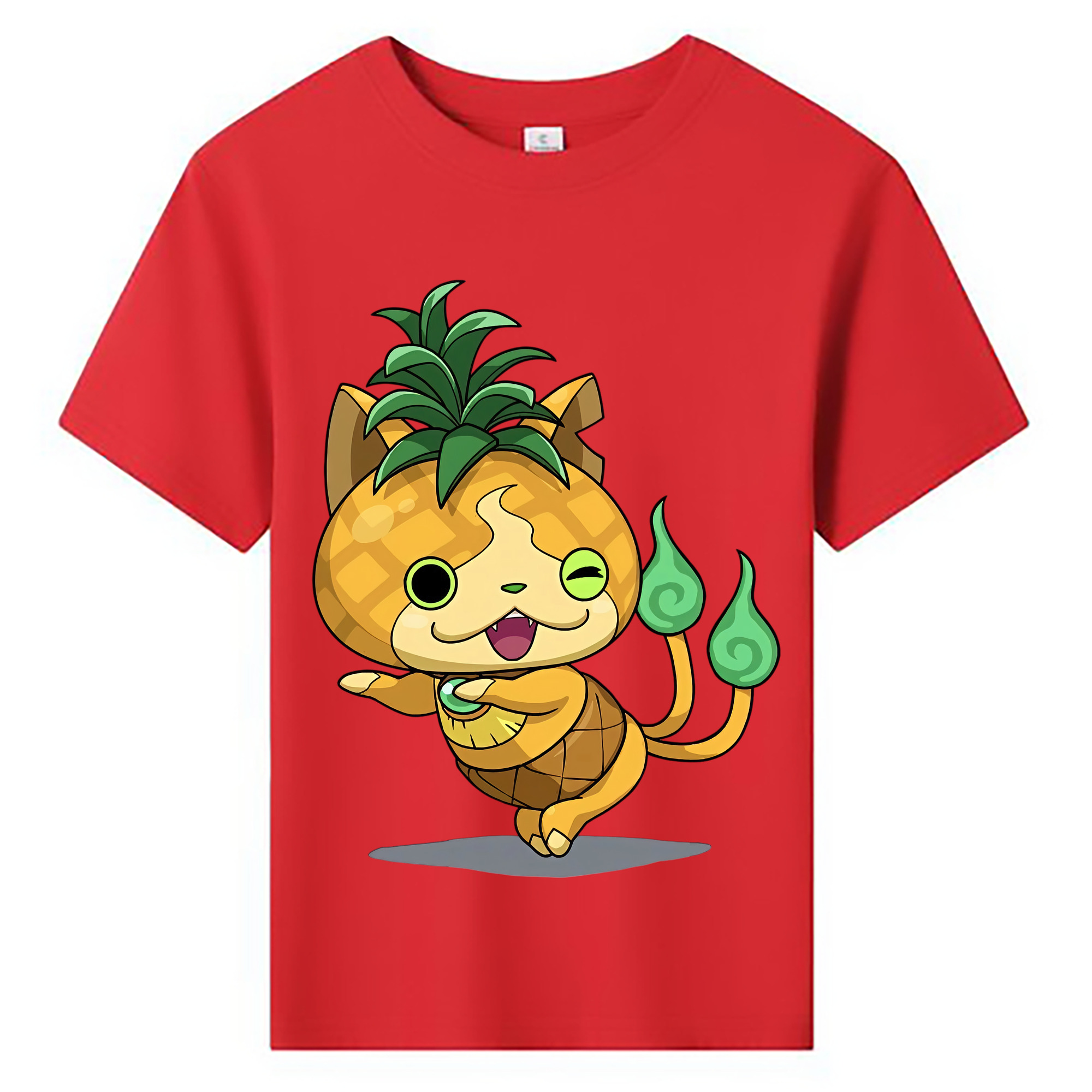 （画像用） 妖怪ウォッチ Yo-kai Watch 綿100％キッズTシャツ（フロントプリント）