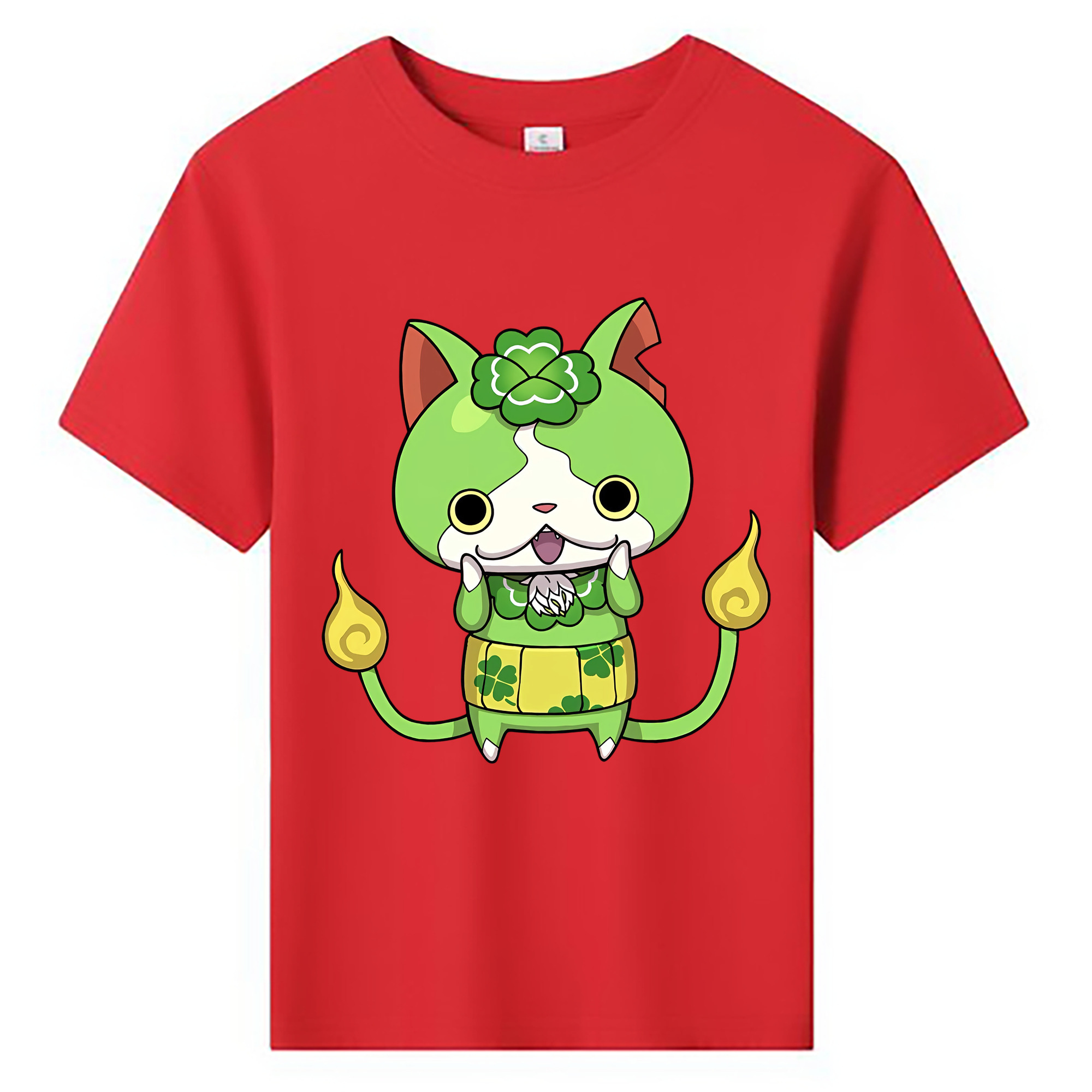 （画像用） 妖怪ウォッチ Yo-kai Watch 綿100％キッズTシャツ（フロントプリント）