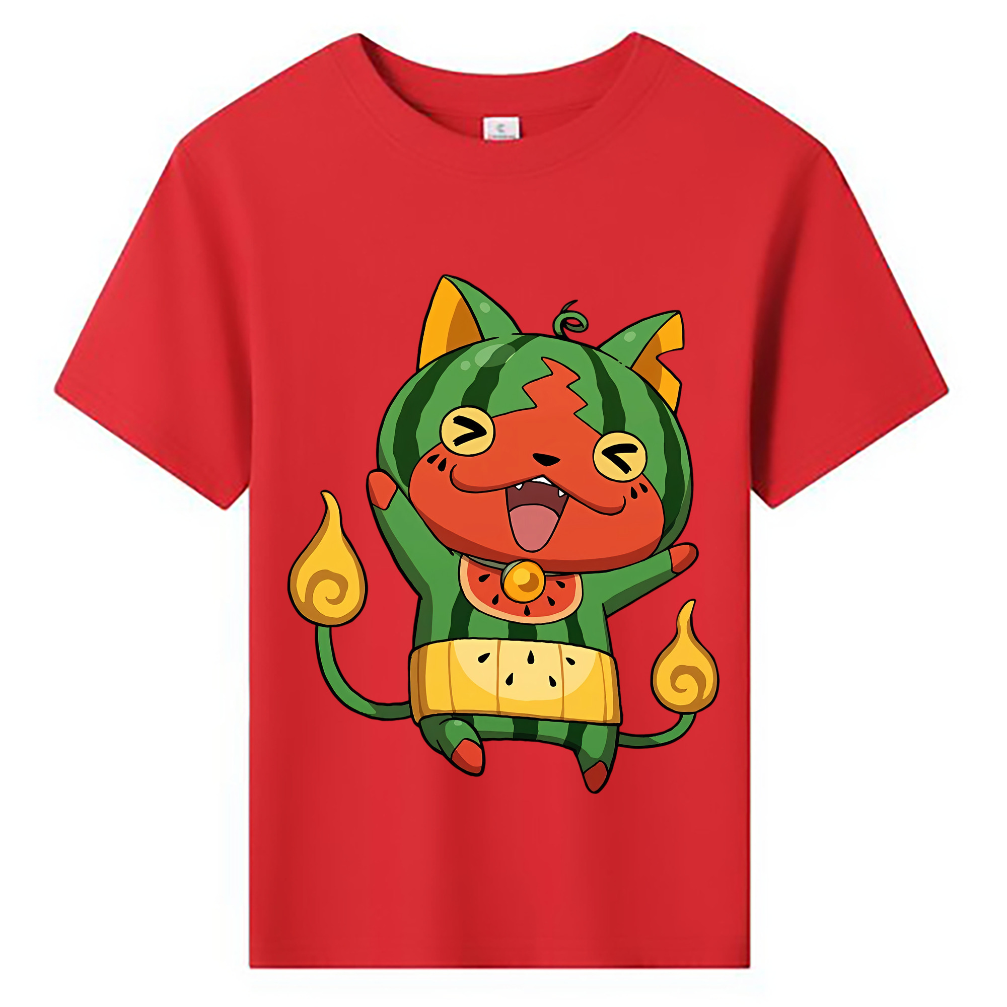 （画像用） 妖怪ウォッチ Yo-kai Watch 綿100％キッズTシャツ（フロントプリント）