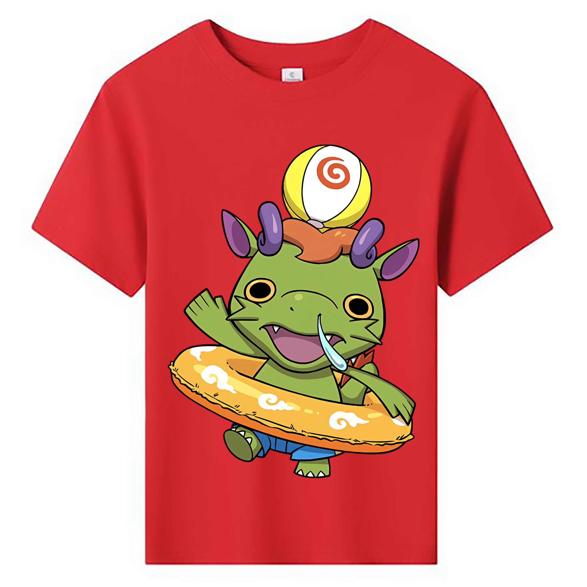（画像用） 妖怪ウォッチ Yo-kai Watch 綿100％キッズTシャツ（フロントプリント）