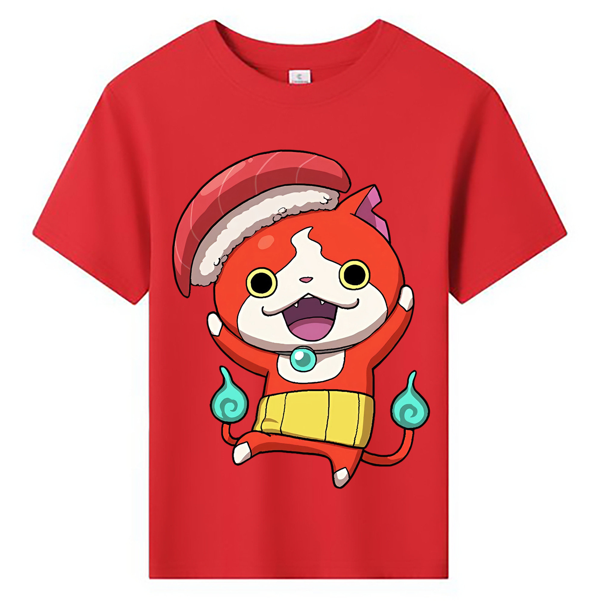 （画像用） 妖怪ウォッチ Yo-kai Watch 綿100％キッズTシャツ（フロントプリント）