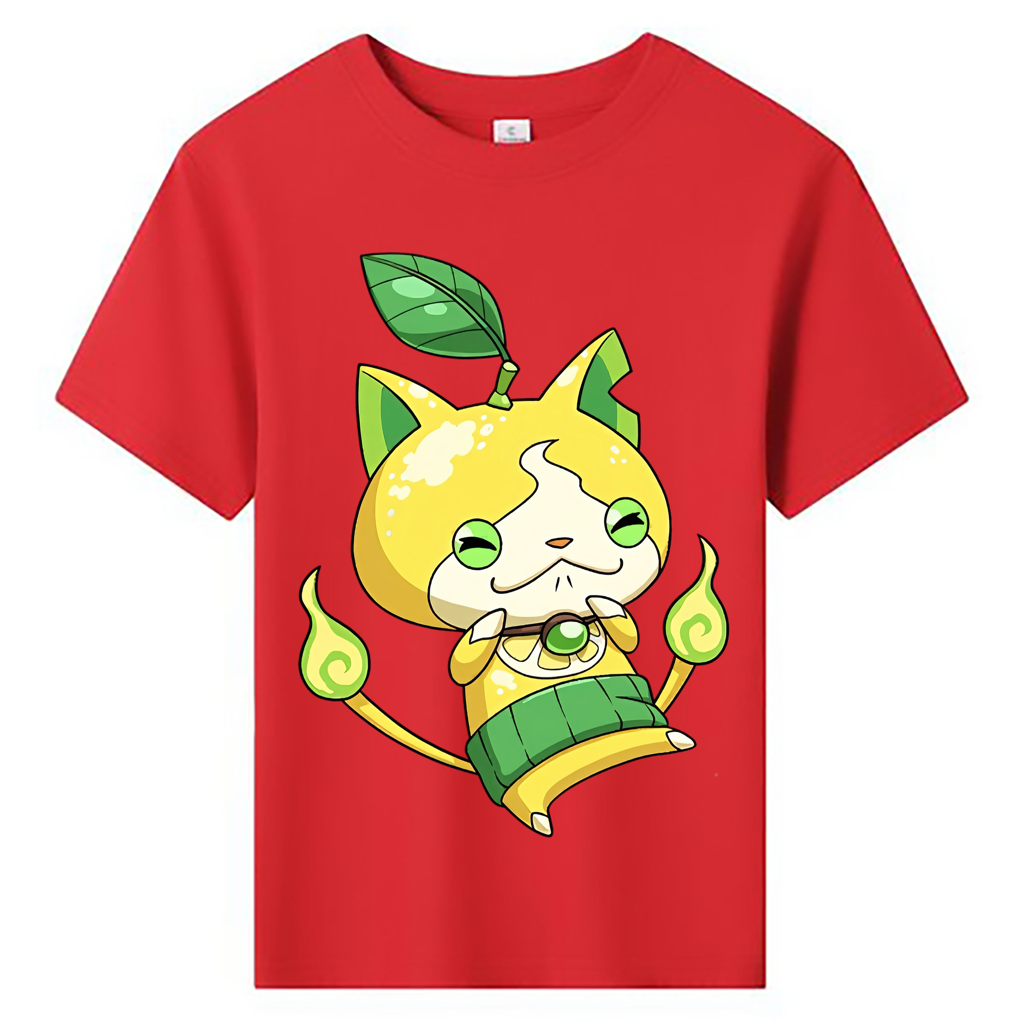 （画像用） 妖怪ウォッチ Yo-kai Watch 綿100％キッズTシャツ（フロントプリント）