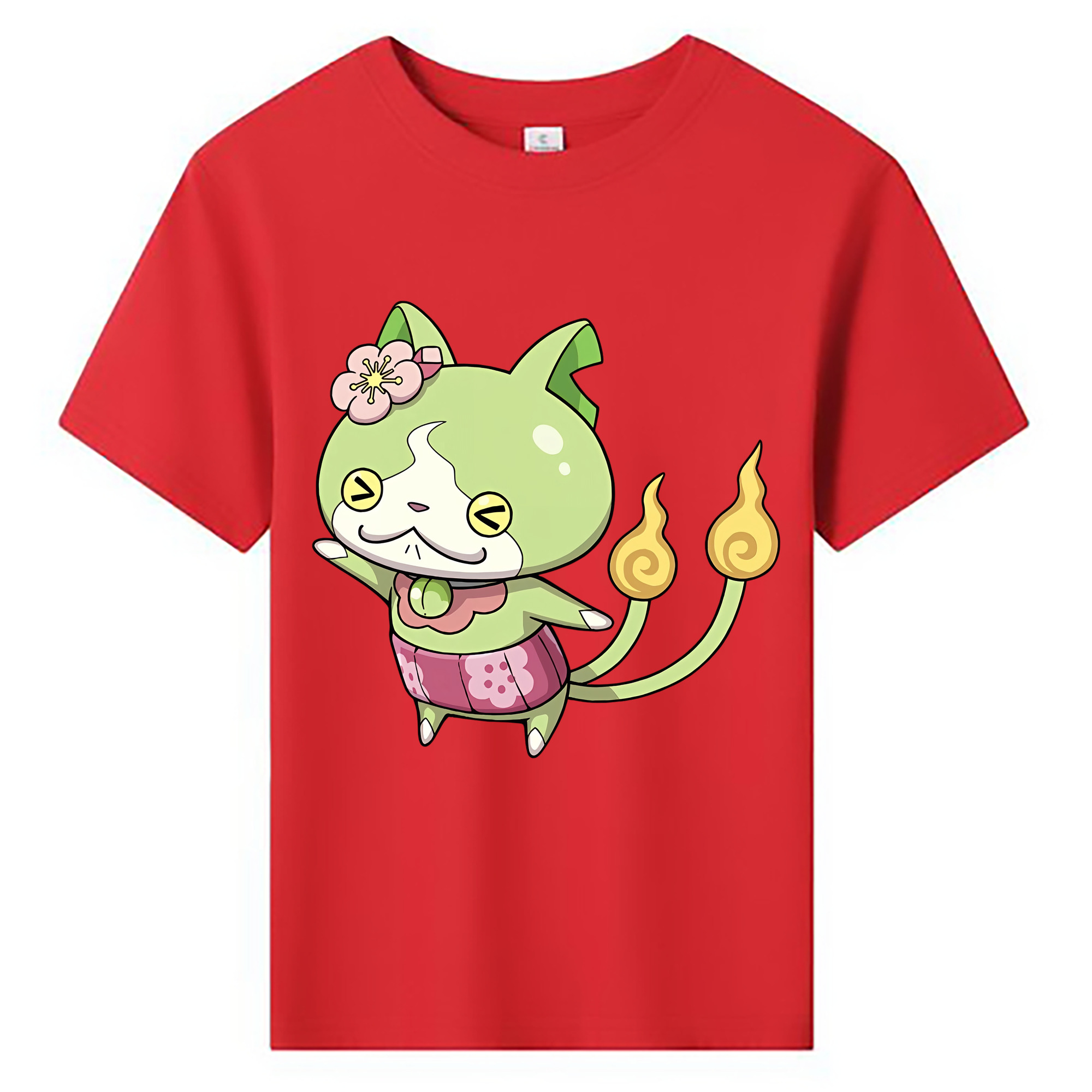 （画像用） 妖怪ウォッチ Yo-kai Watch 綿100％キッズTシャツ（フロントプリント）