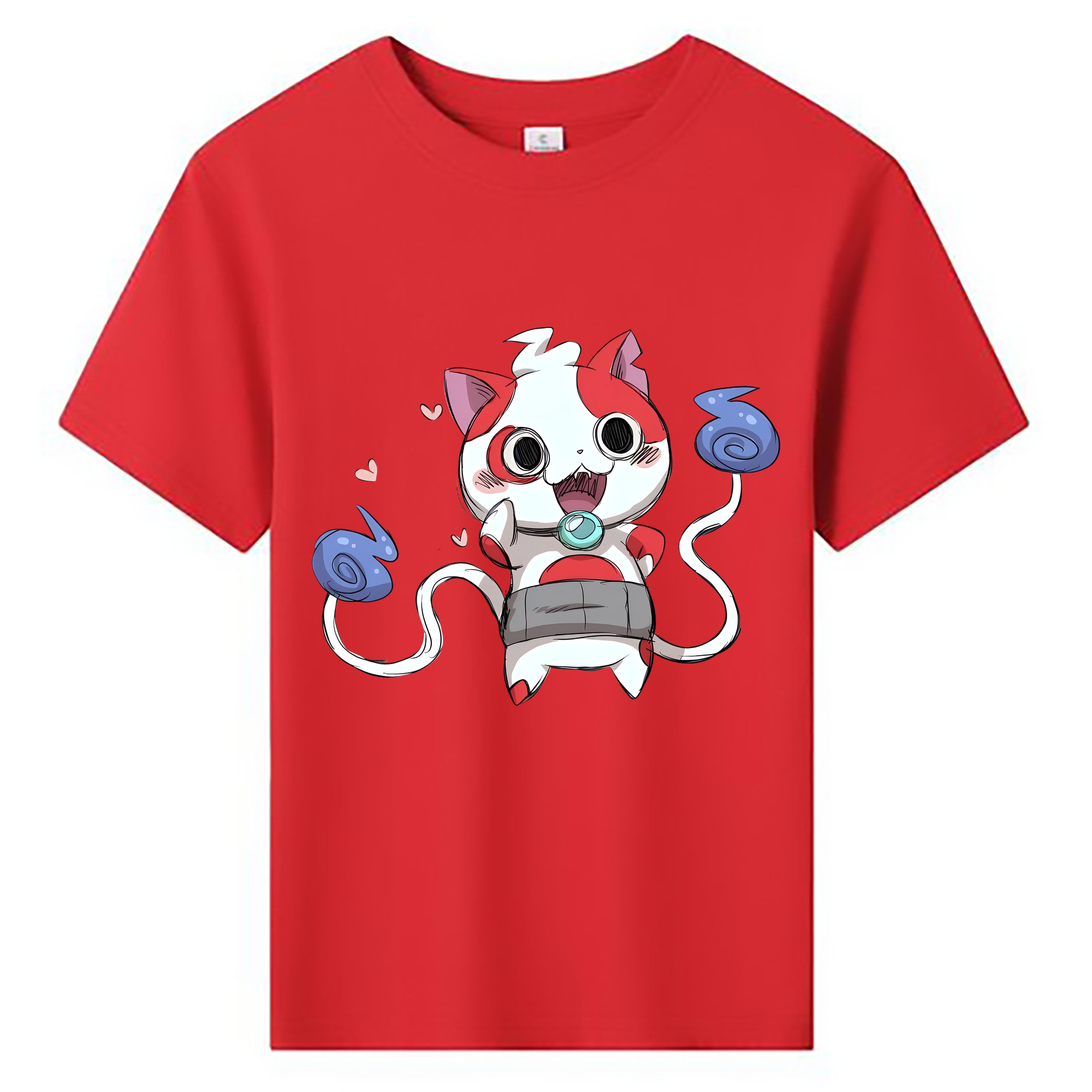 （画像用） 妖怪ウォッチ Yo-kai Watch 綿100％キッズTシャツ（フロントプリント）
