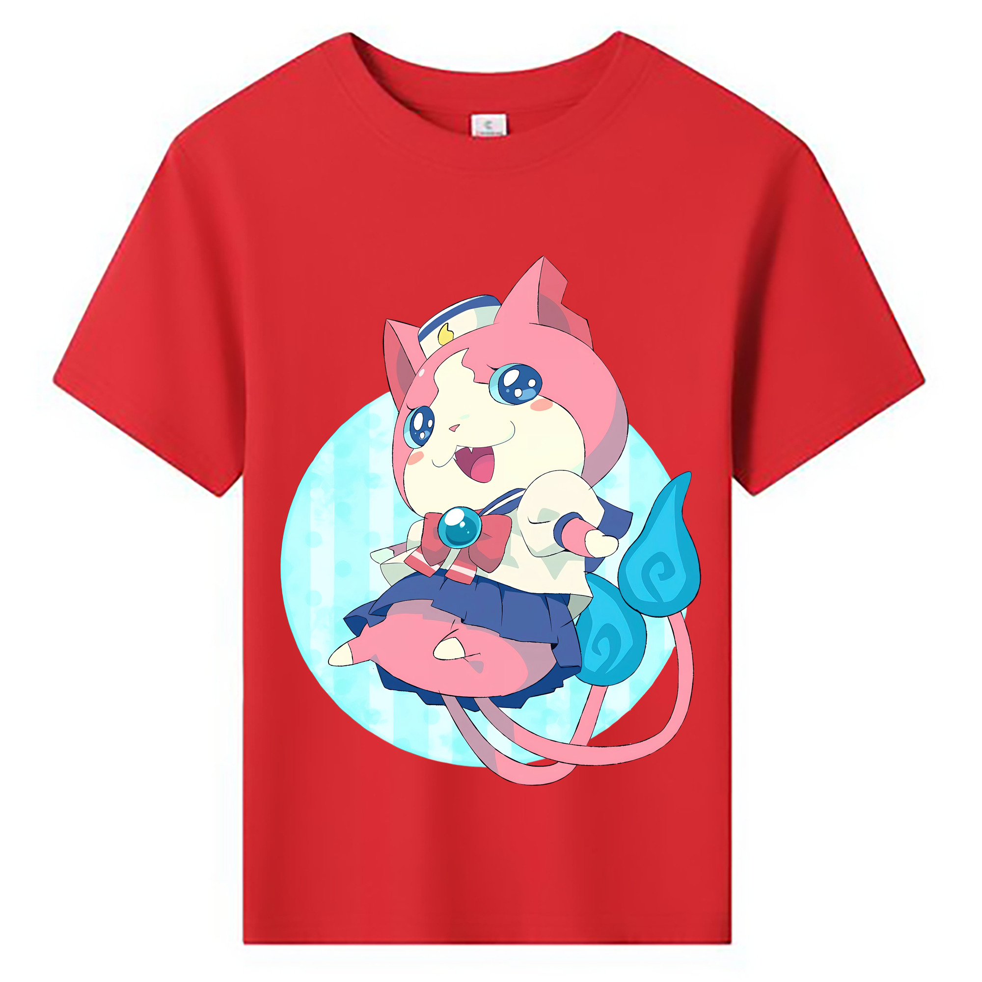 （画像用） 妖怪ウォッチ Yo-kai Watch 綿100％キッズTシャツ（フロントプリント）