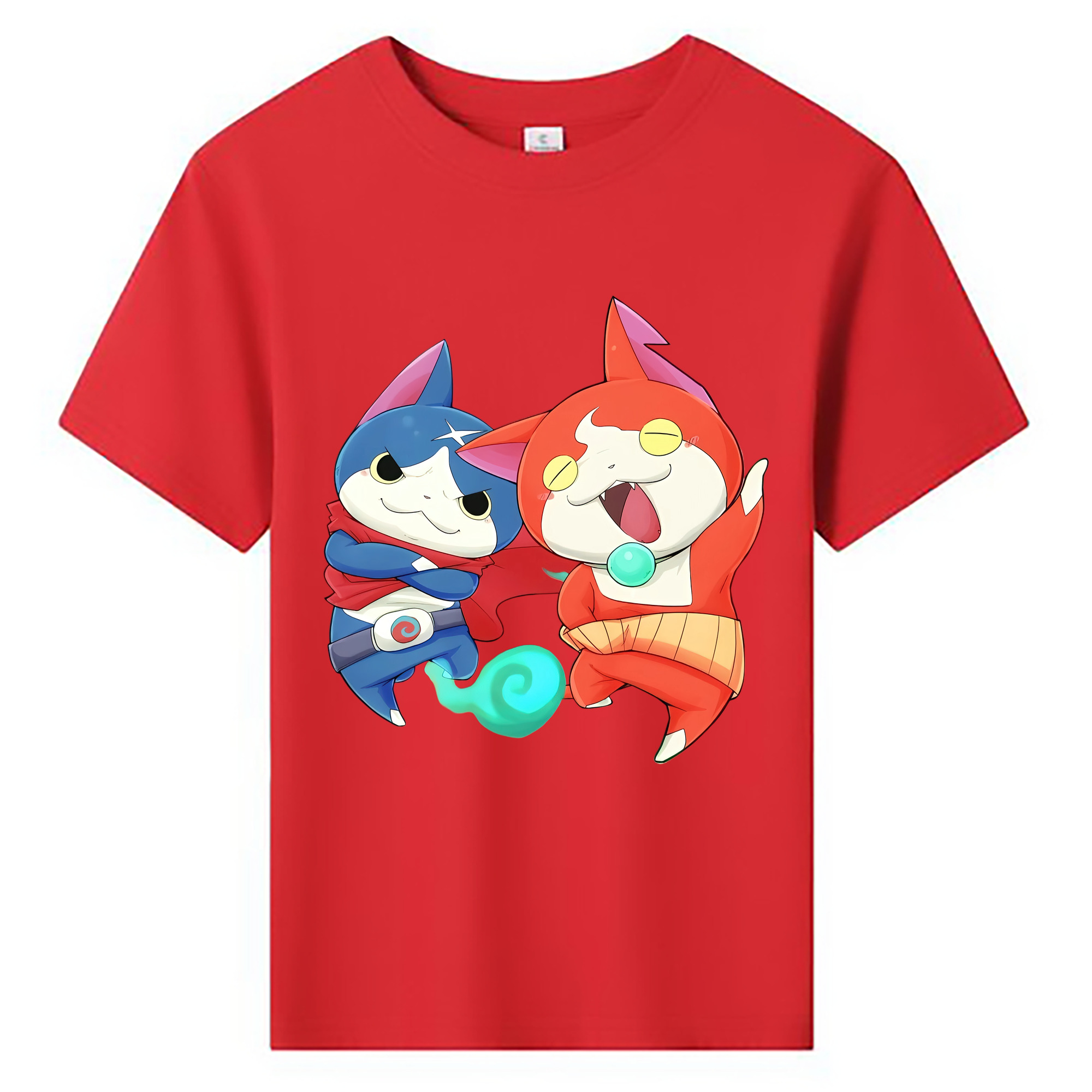 （画像用） 妖怪ウォッチ Yo-kai Watch 綿100％キッズTシャツ（フロントプリント）