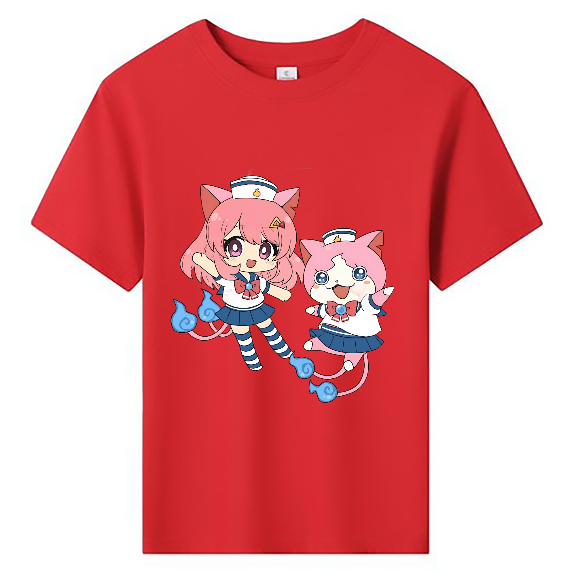 （画像用） 妖怪ウォッチ Yo-kai Watch 綿100％キッズTシャツ（フロントプリント）