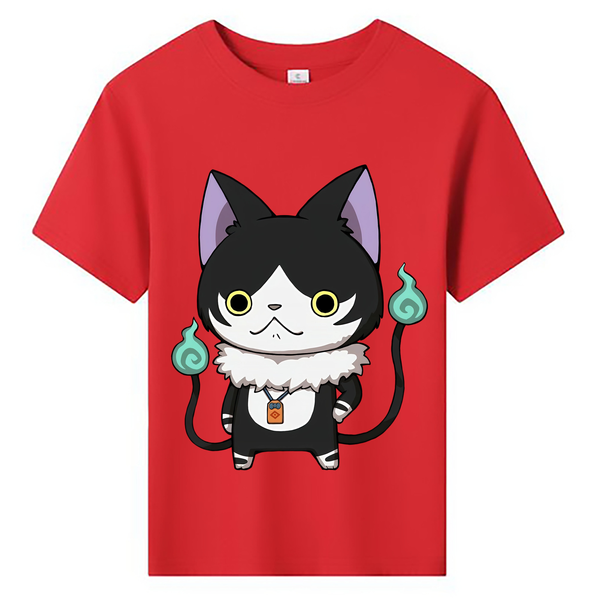 （画像用） 妖怪ウォッチ Yo-kai Watch 綿100％キッズTシャツ（フロントプリント）