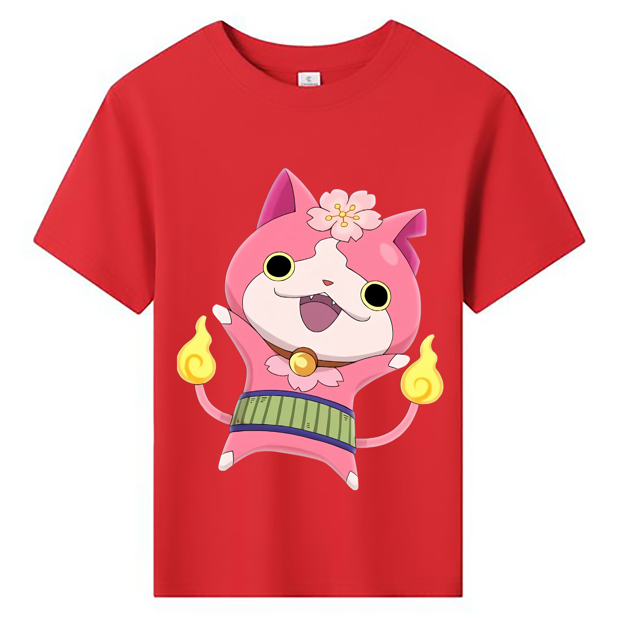 （画像用） 妖怪ウォッチ Yo-kai Watch 綿100％キッズTシャツ（フロントプリント）