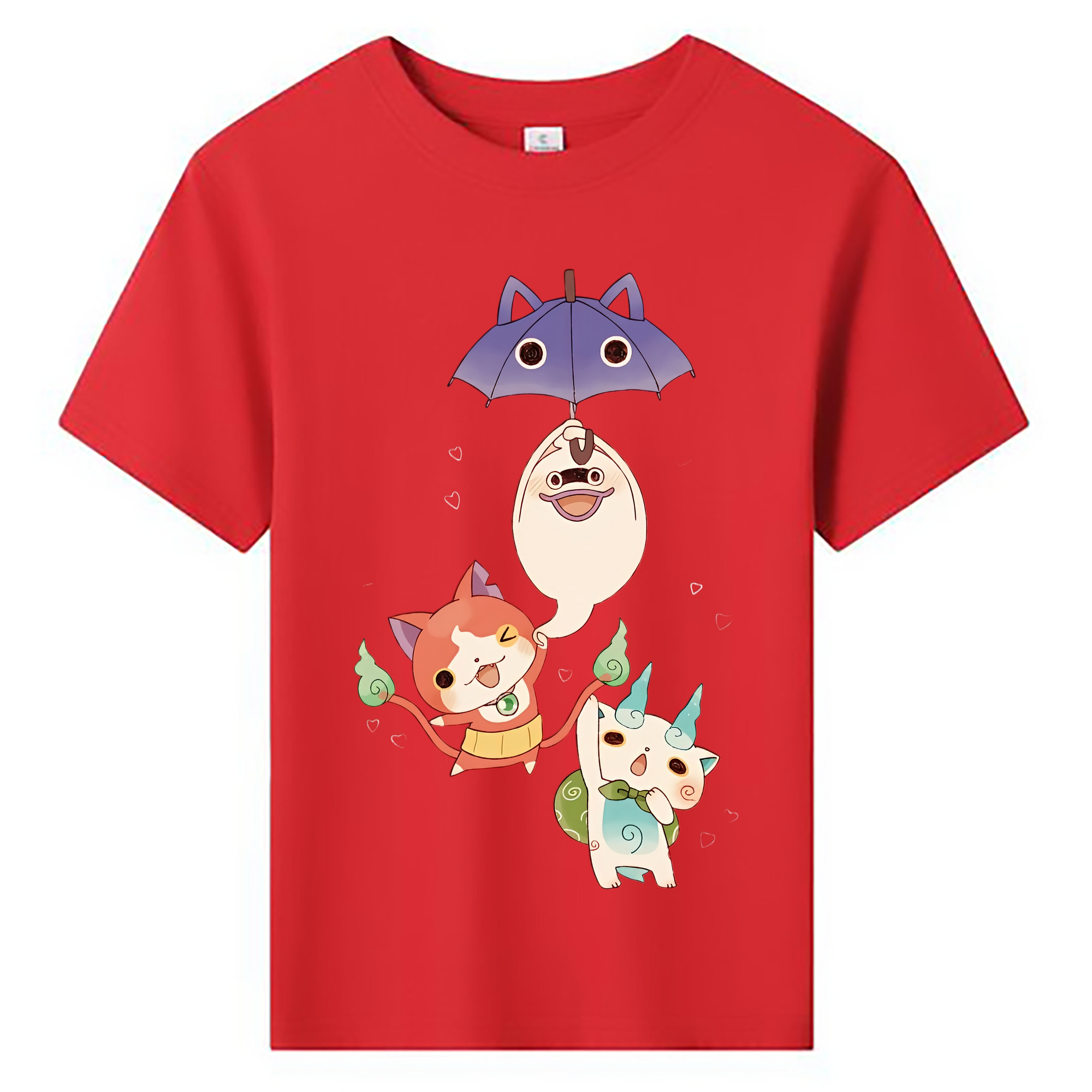 （画像用） 妖怪ウォッチ Yo-kai Watch 綿100％キッズTシャツ（フロントプリント）