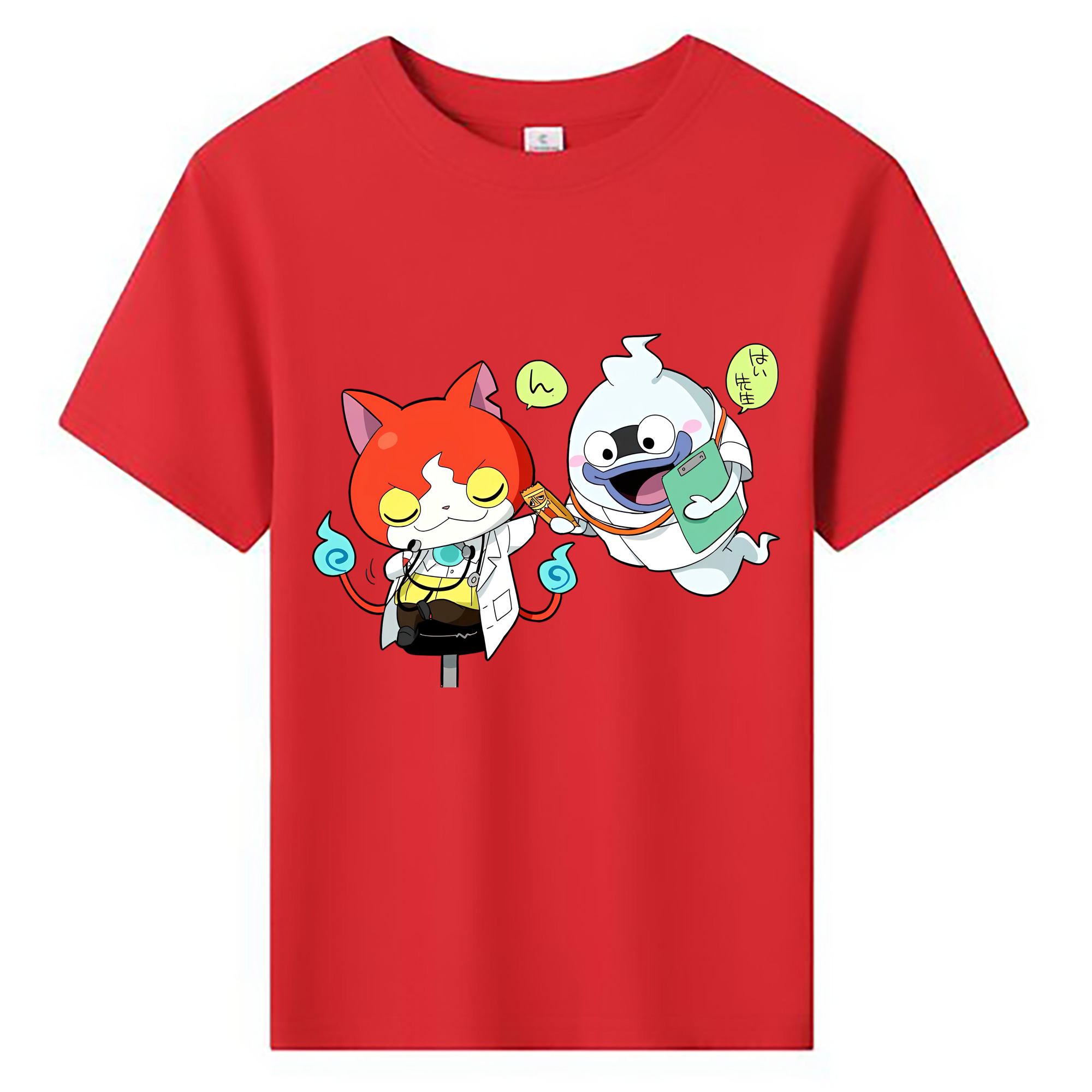 （画像用） 妖怪ウォッチ Yo-kai Watch 綿100％キッズTシャツ（フロントプリント）