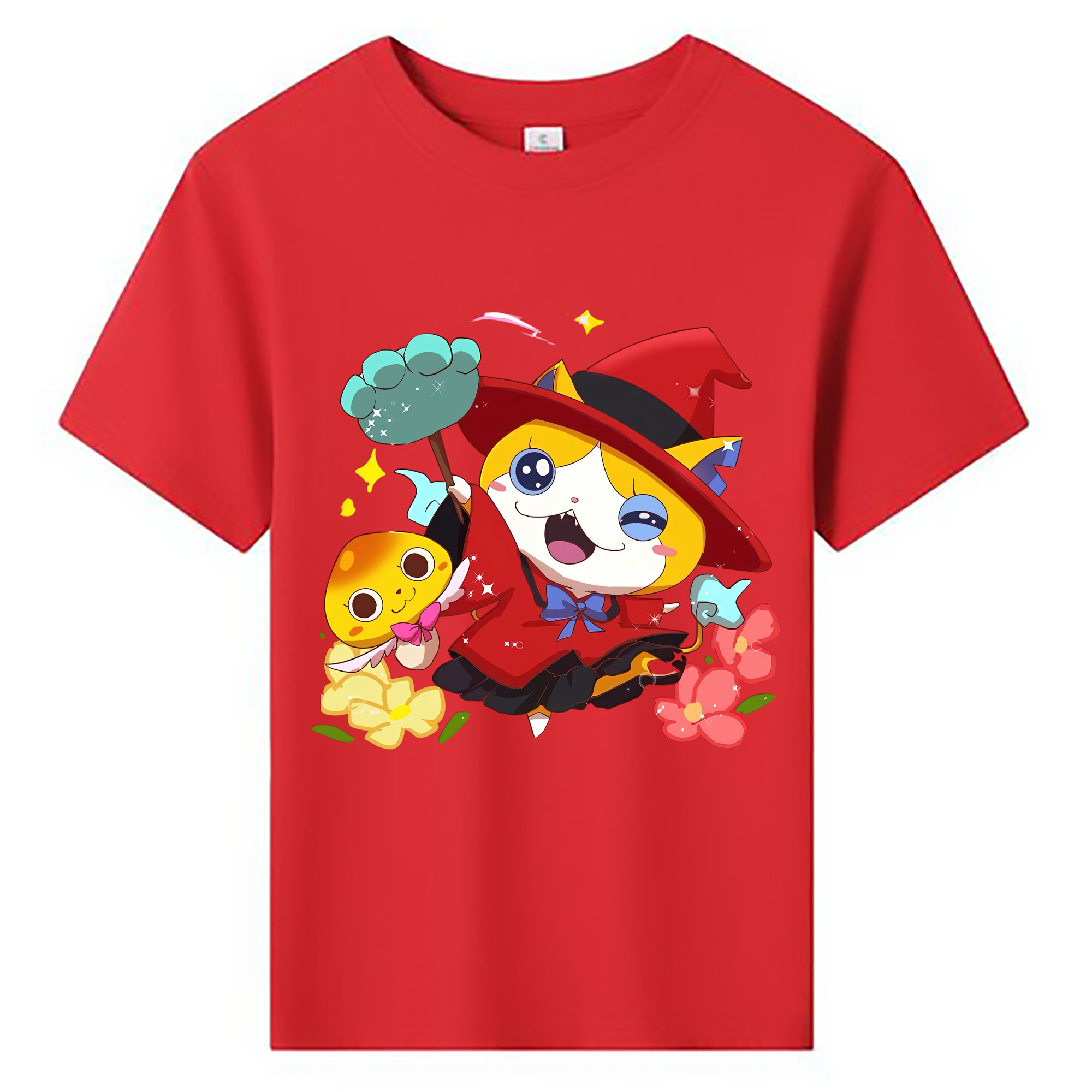 （画像用） 妖怪ウォッチ Yo-kai Watch 綿100％キッズTシャツ（フロントプリント）
