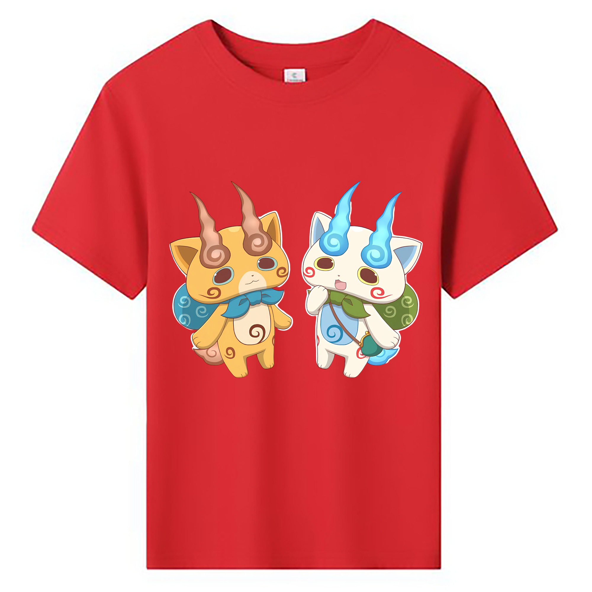 （画像用） 妖怪ウォッチ Yo-kai Watch 綿100％キッズTシャツ（フロントプリント）