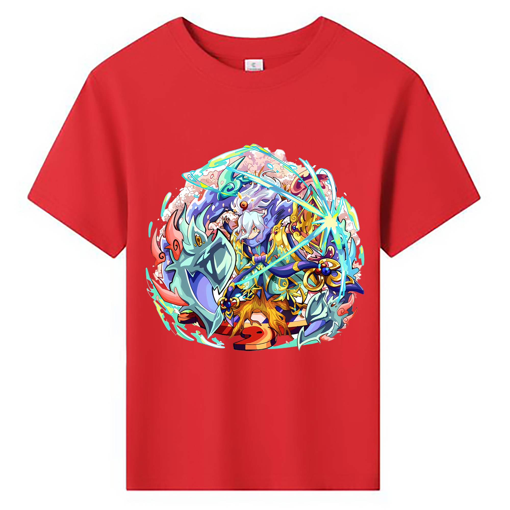 （画像用） 妖怪ウォッチ Yo-kai Watch 綿100％キッズTシャツ（フロントプリント）