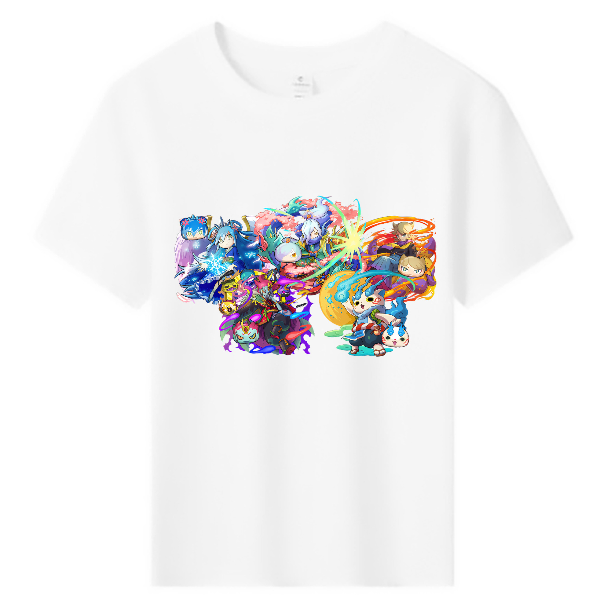 （画像用） 妖怪ウォッチ Yo-kai Watch 綿100％キッズTシャツ（フロントプリント）