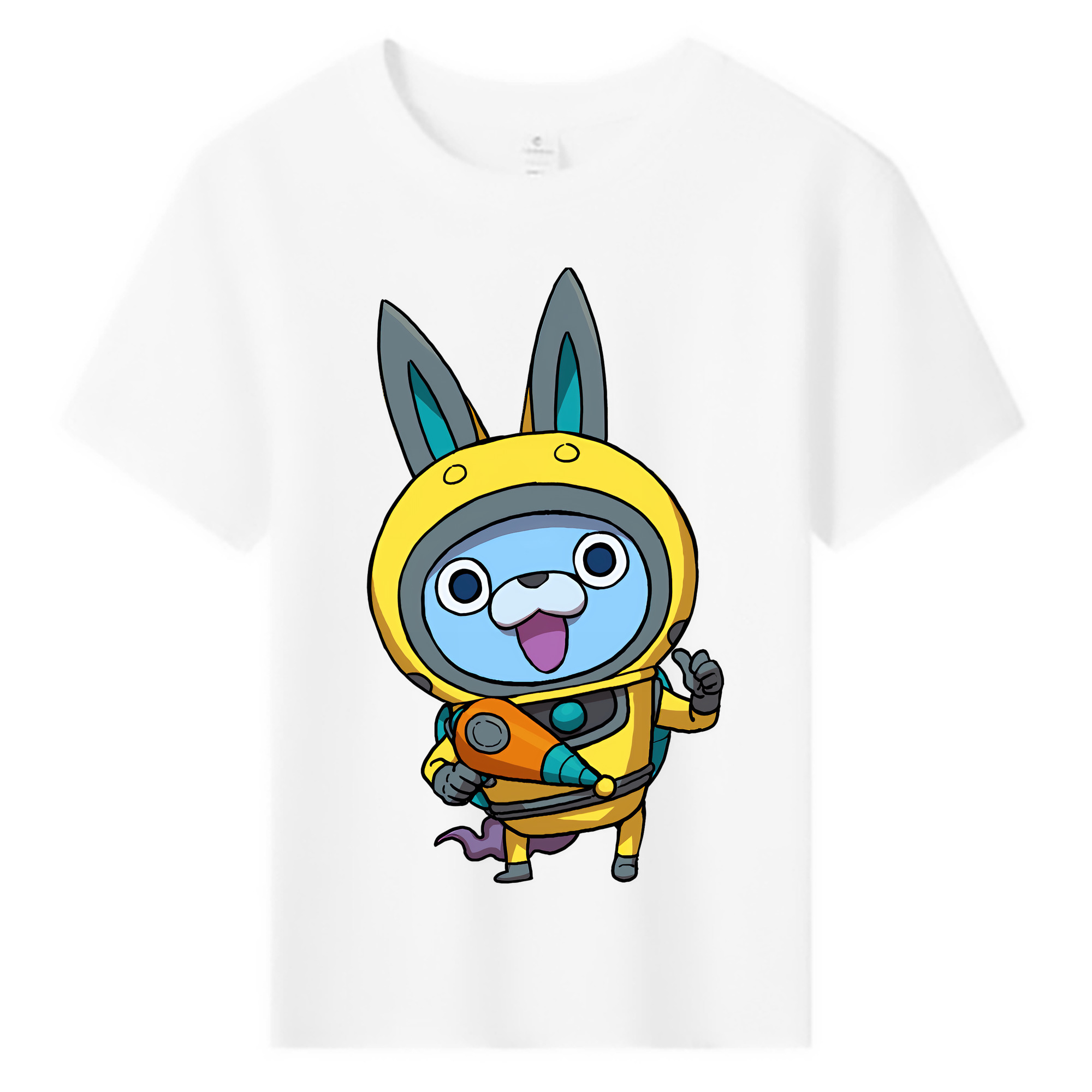 （画像用） 妖怪ウォッチ Yo-kai Watch 綿100％キッズTシャツ（フロントプリント）