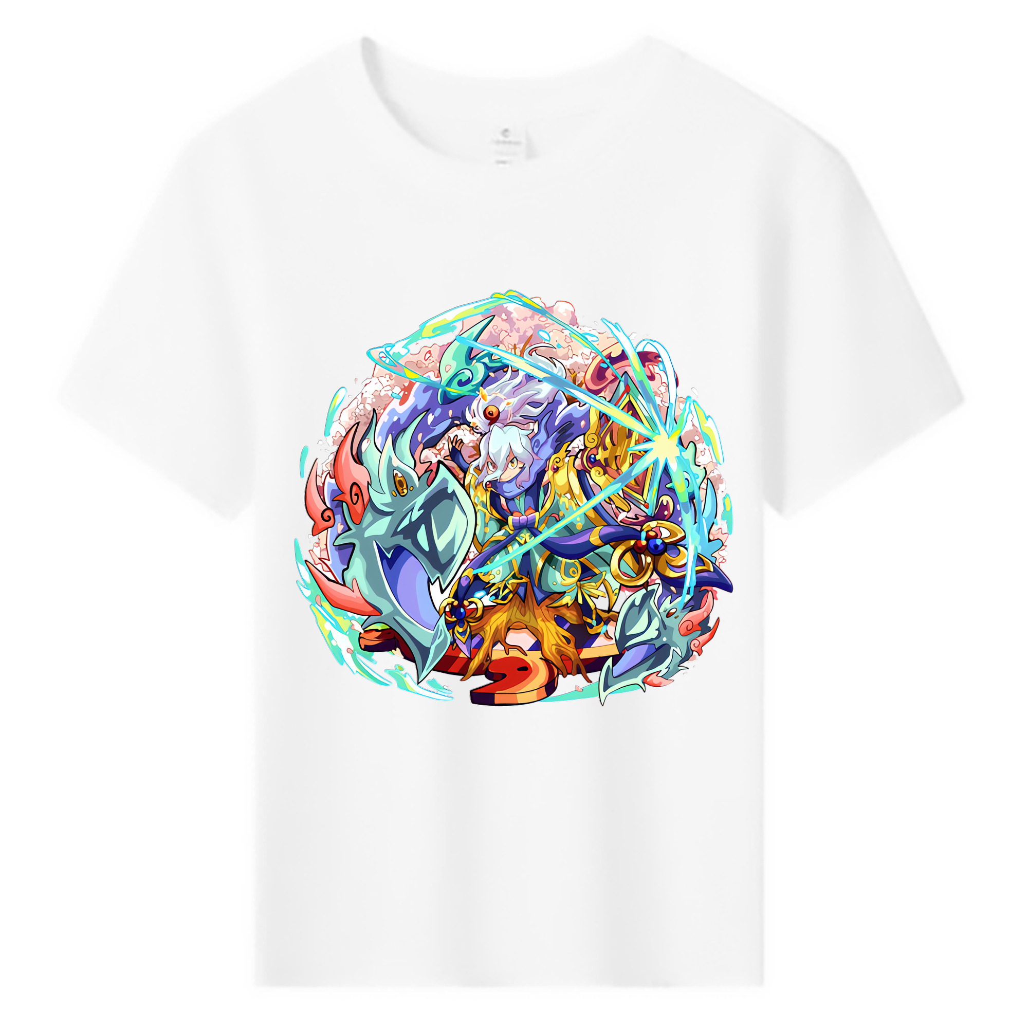 （画像用） 妖怪ウォッチ Yo-kai Watch 綿100％キッズTシャツ（フロントプリント）