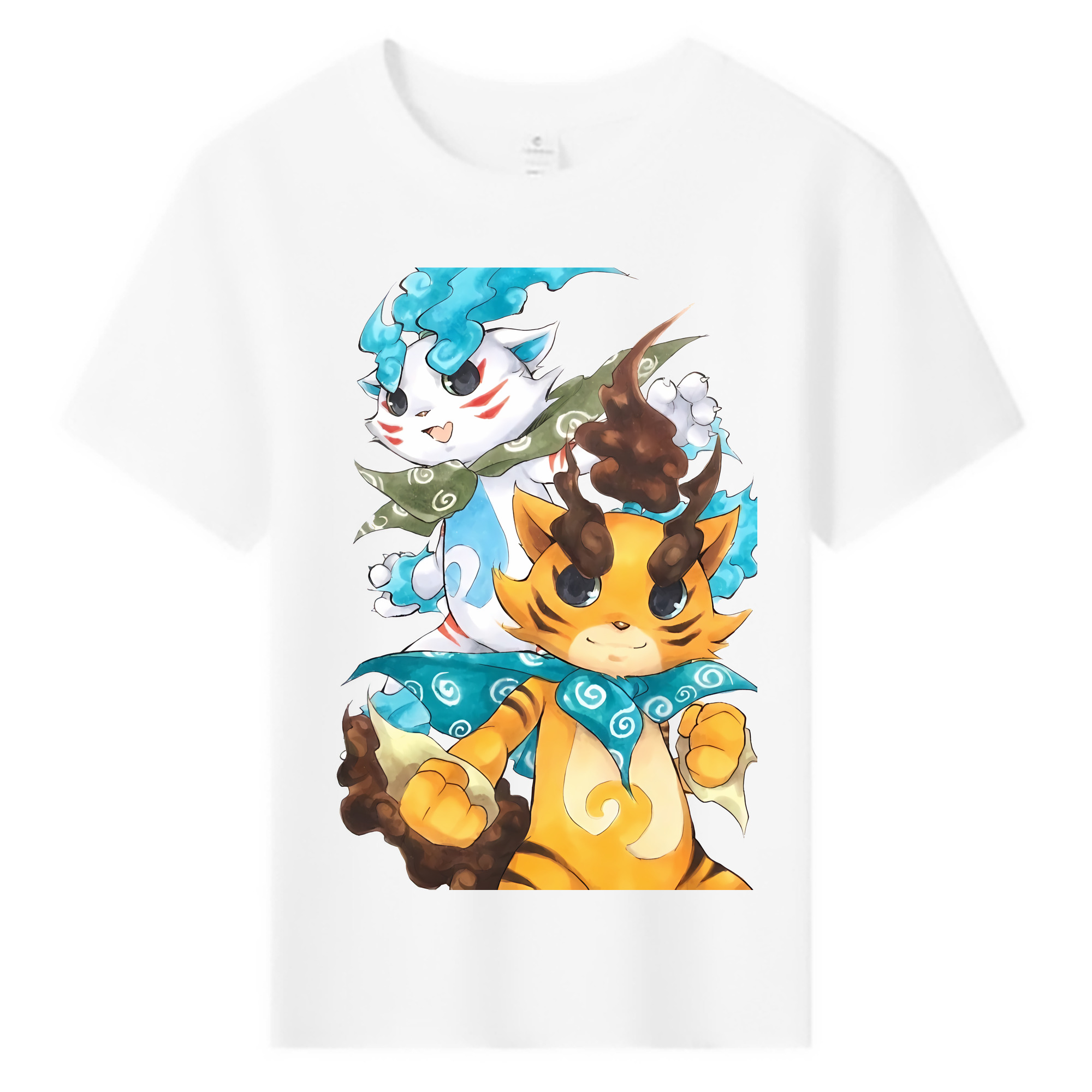 （画像用） 妖怪ウォッチ Yo-kai Watch 綿100％キッズTシャツ（フロントプリント）