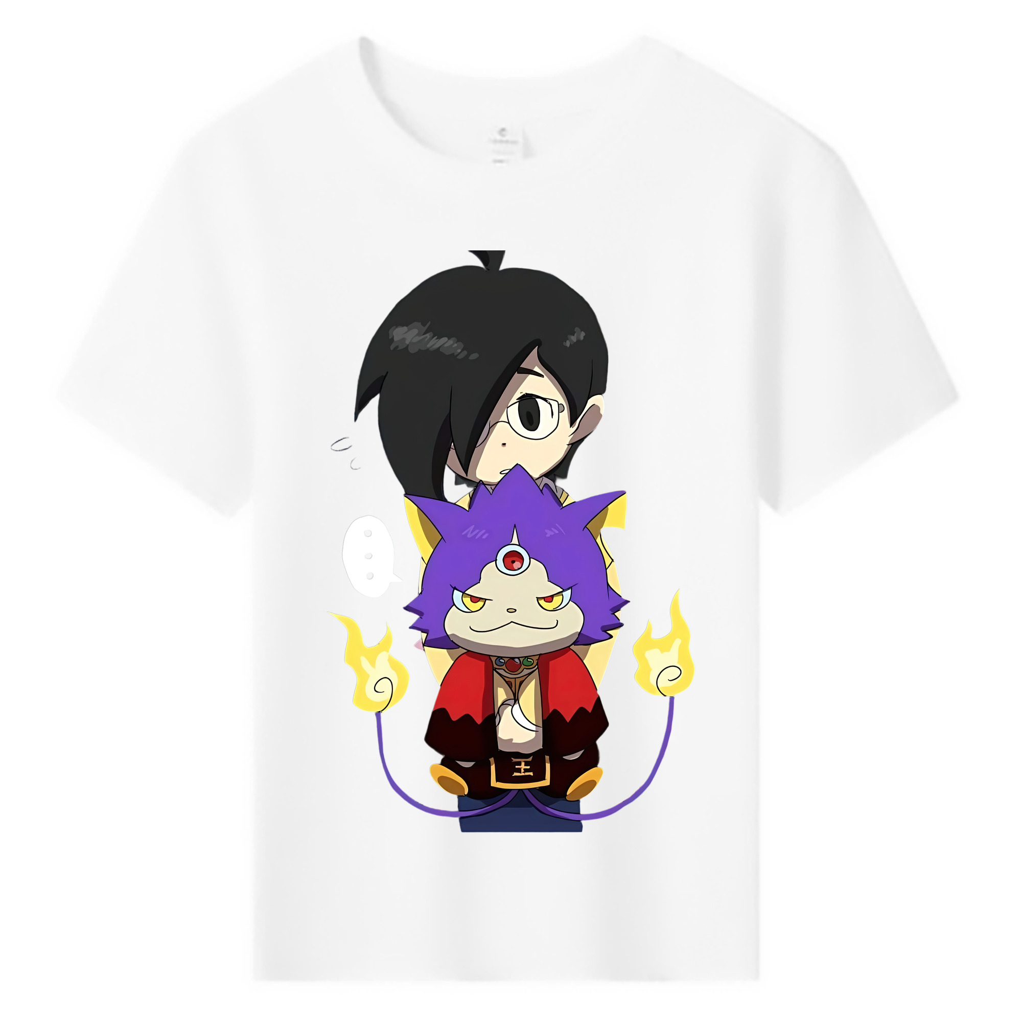 （画像用） 妖怪ウォッチ Yo-kai Watch 綿100％キッズTシャツ（フロントプリント）
