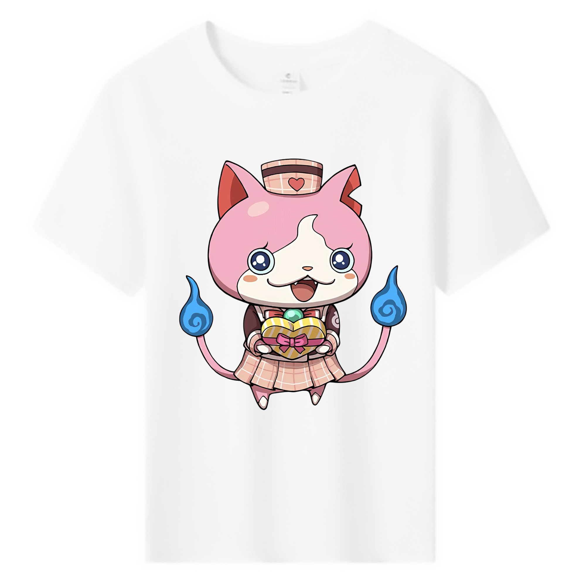 （画像用） 妖怪ウォッチ Yo-kai Watch 綿100％キッズTシャツ（フロントプリント）