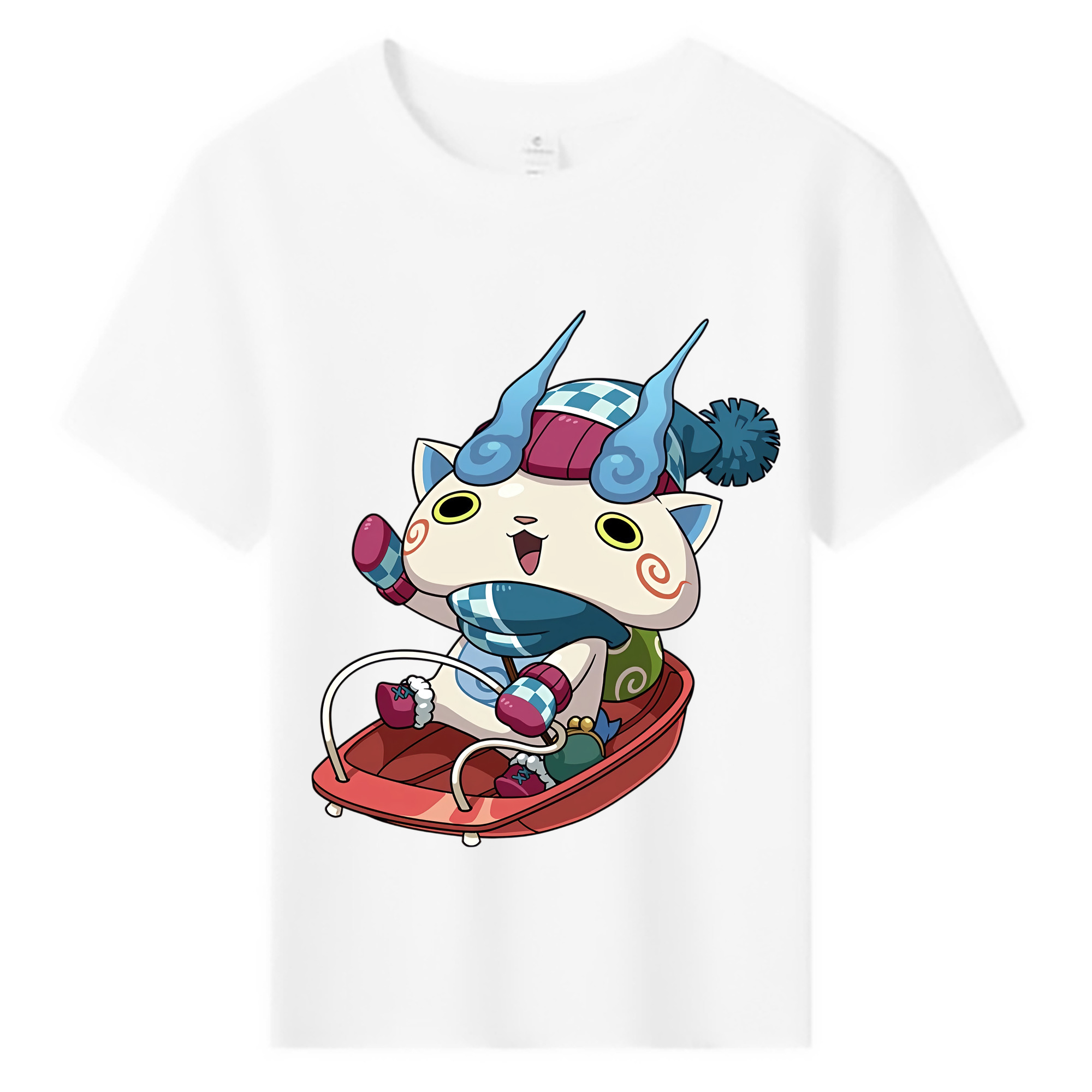 （画像用） 妖怪ウォッチ Yo-kai Watch 綿100％キッズTシャツ（フロントプリント）