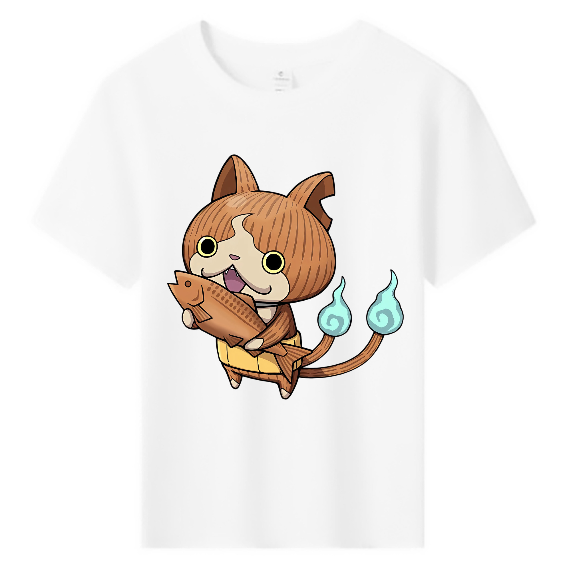 （画像用） 妖怪ウォッチ Yo-kai Watch 綿100％キッズTシャツ（フロントプリント）