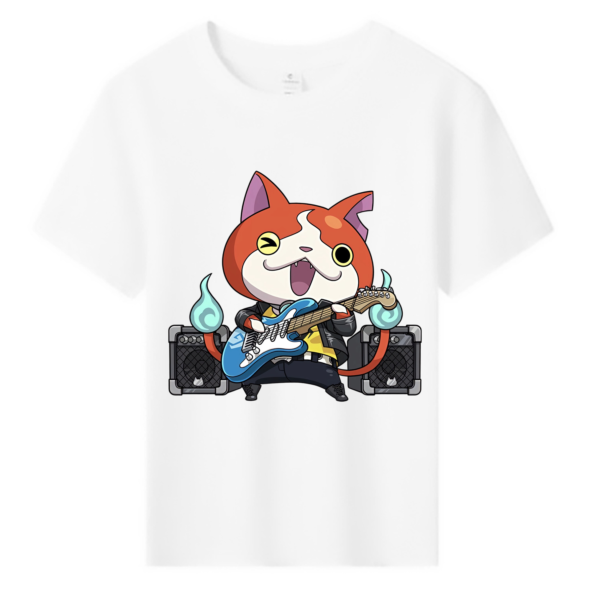 （画像用） 妖怪ウォッチ Yo-kai Watch 綿100％キッズTシャツ（フロントプリント）