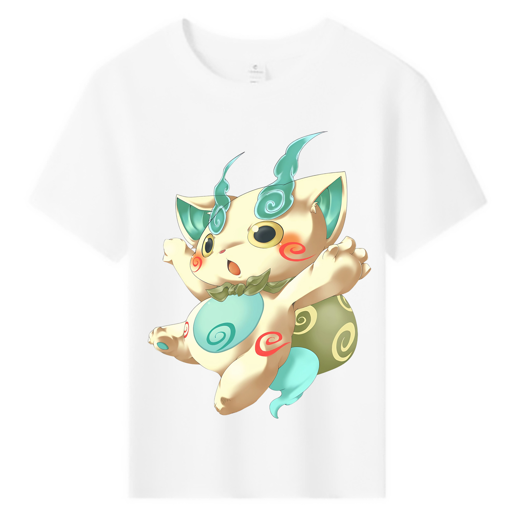 （画像用） 妖怪ウォッチ Yo-kai Watch 綿100％キッズTシャツ（フロントプリント）