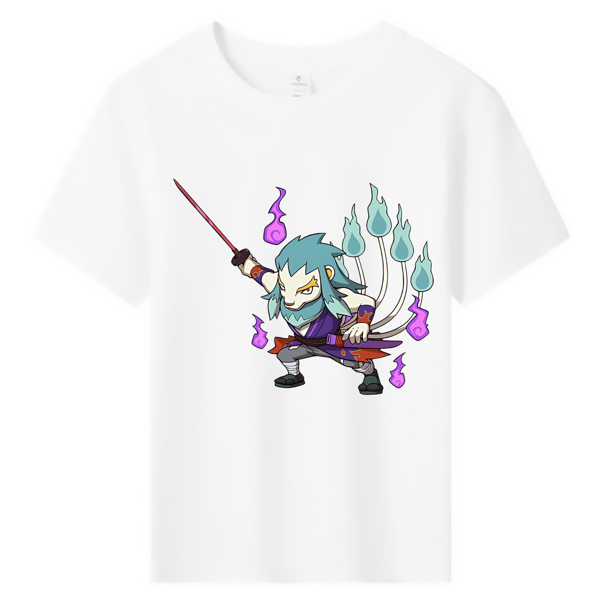 （画像用） 妖怪ウォッチ Yo-kai Watch 綿100％キッズTシャツ（フロントプリント）