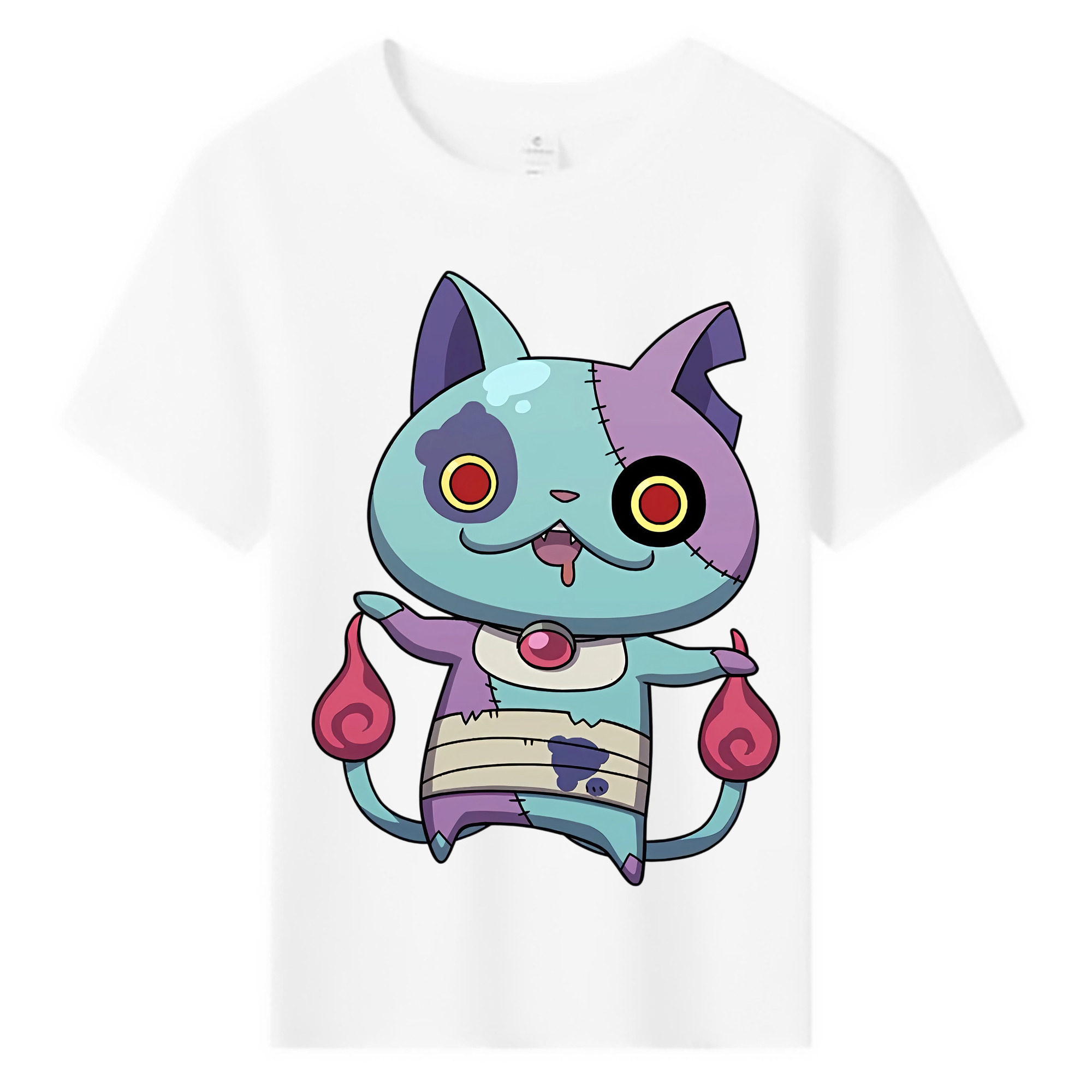（画像用） 妖怪ウォッチ Yo-kai Watch 綿100％キッズTシャツ（フロントプリント）