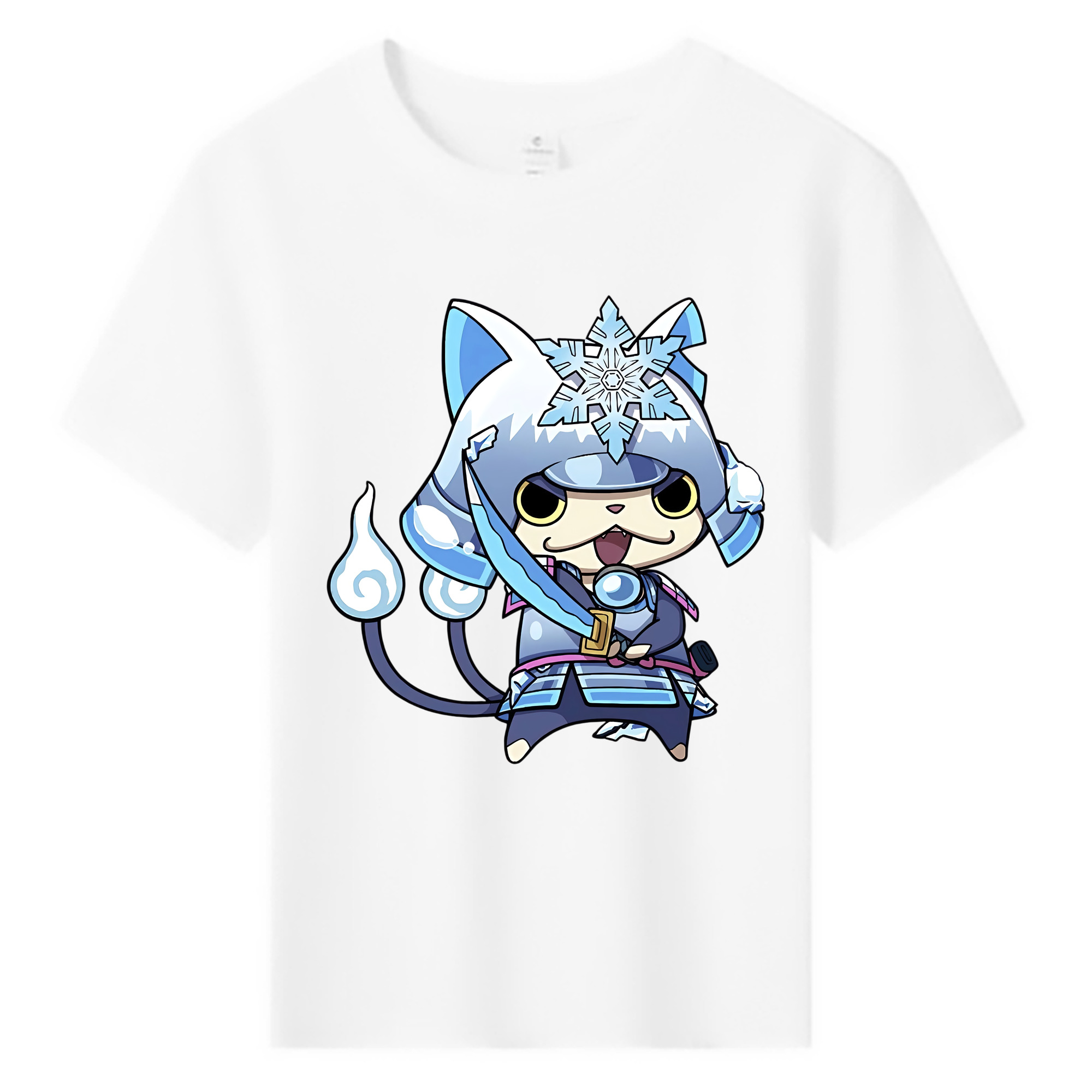 （画像用） 妖怪ウォッチ Yo-kai Watch 綿100％キッズTシャツ（フロントプリント）