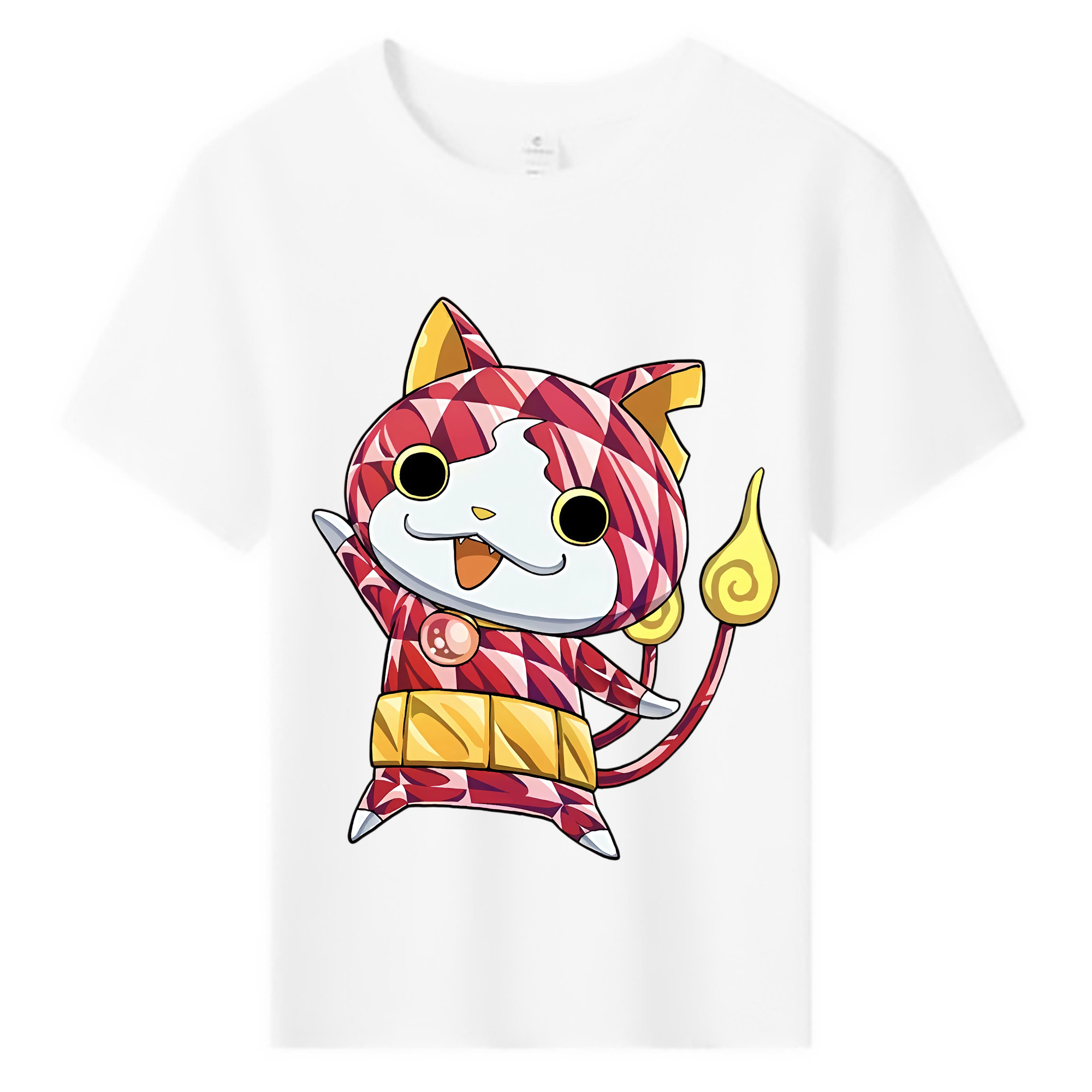 （画像用） 妖怪ウォッチ Yo-kai Watch 綿100％キッズTシャツ（フロントプリント）