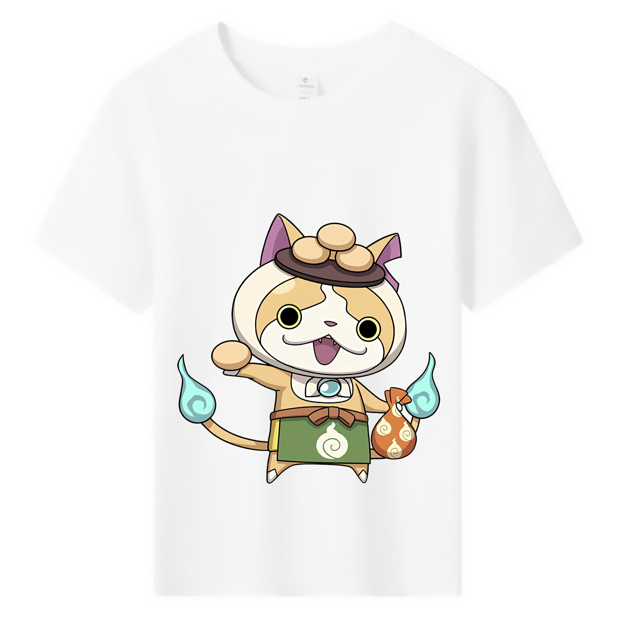 （画像用） 妖怪ウォッチ Yo-kai Watch 綿100％キッズTシャツ（フロントプリント）