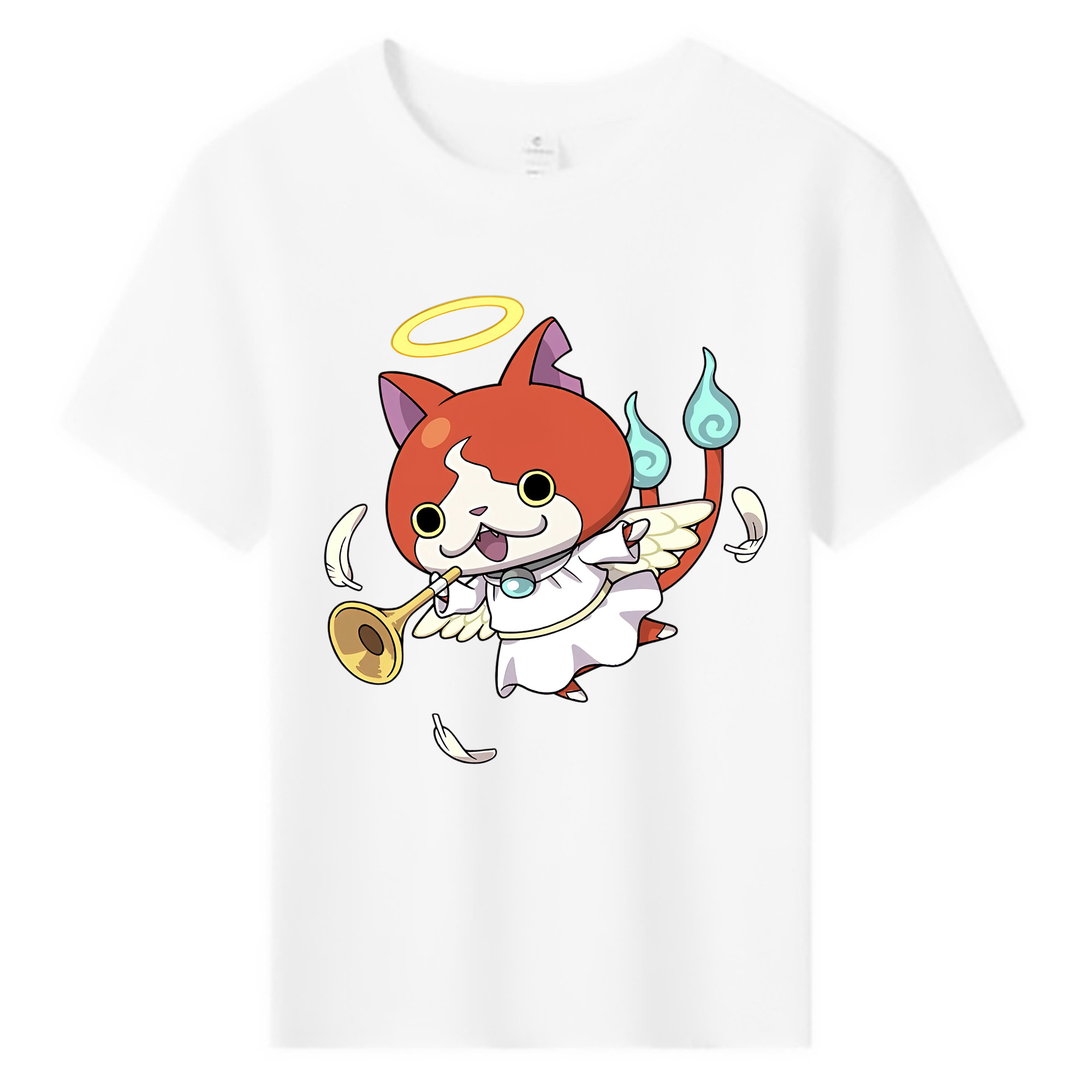 （画像用） 妖怪ウォッチ Yo-kai Watch 綿100％キッズTシャツ（フロントプリント）