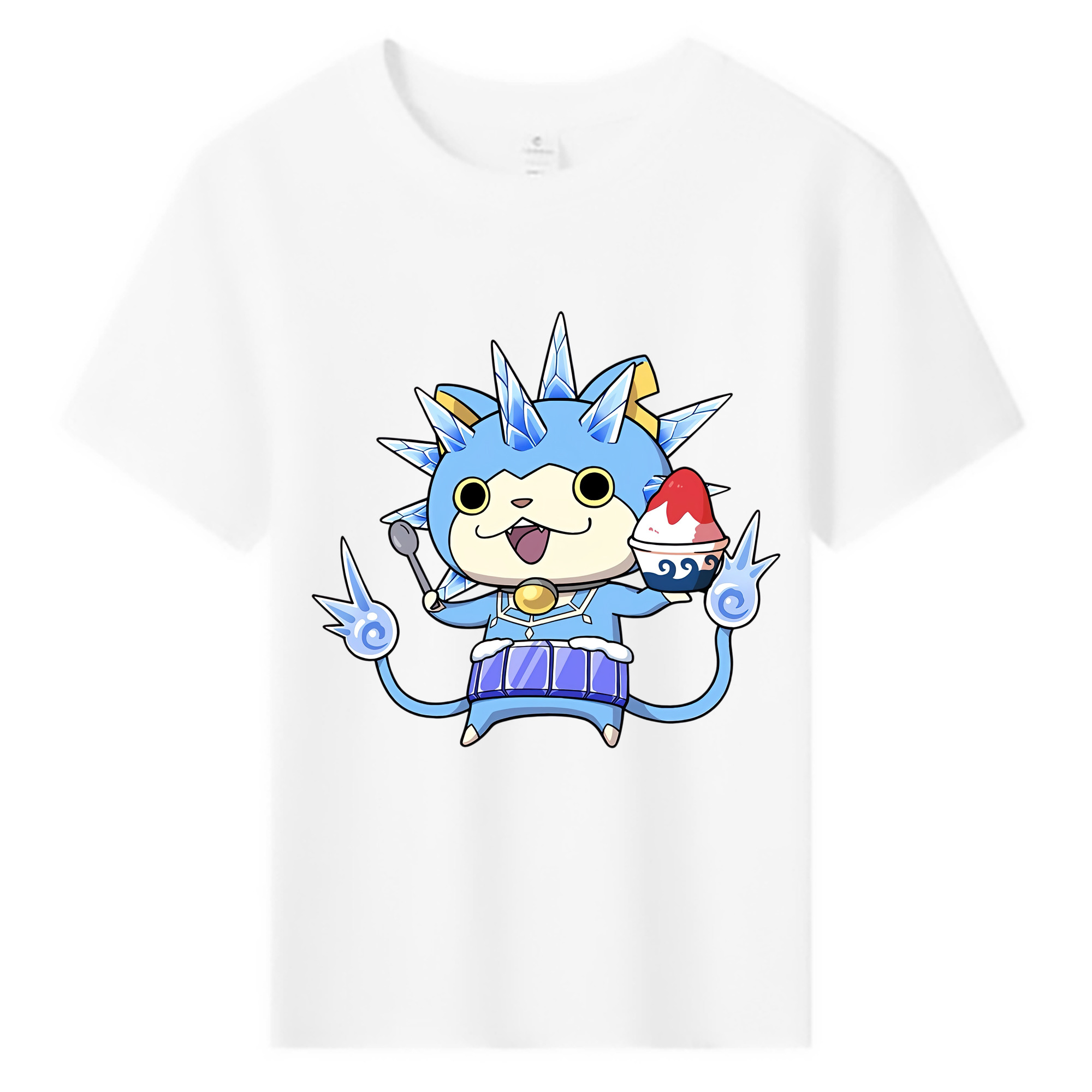 （画像用） 妖怪ウォッチ Yo-kai Watch 綿100％キッズTシャツ（フロントプリント）