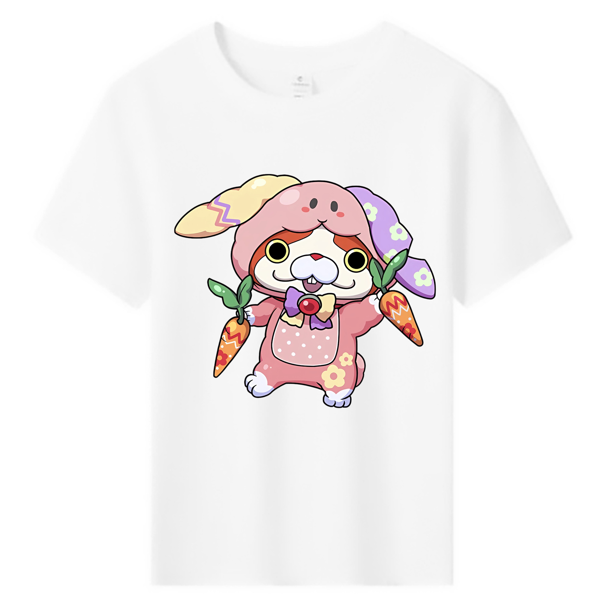 （画像用） 妖怪ウォッチ Yo-kai Watch 綿100％キッズTシャツ（フロントプリント）