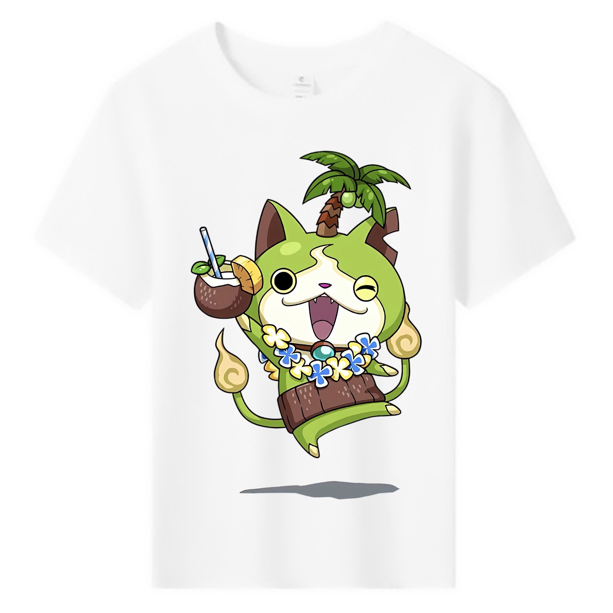 （画像用） 妖怪ウォッチ Yo-kai Watch 綿100％キッズTシャツ（フロントプリント）
